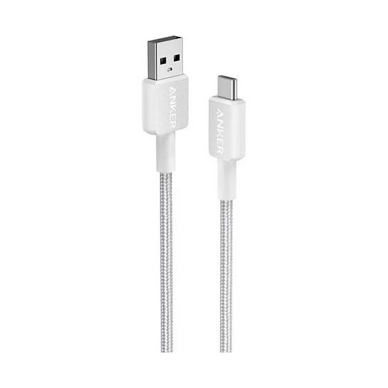 Kabllo Anker 322, USB-A në USB-C, 0.9m, 480Mbps - Bardhë