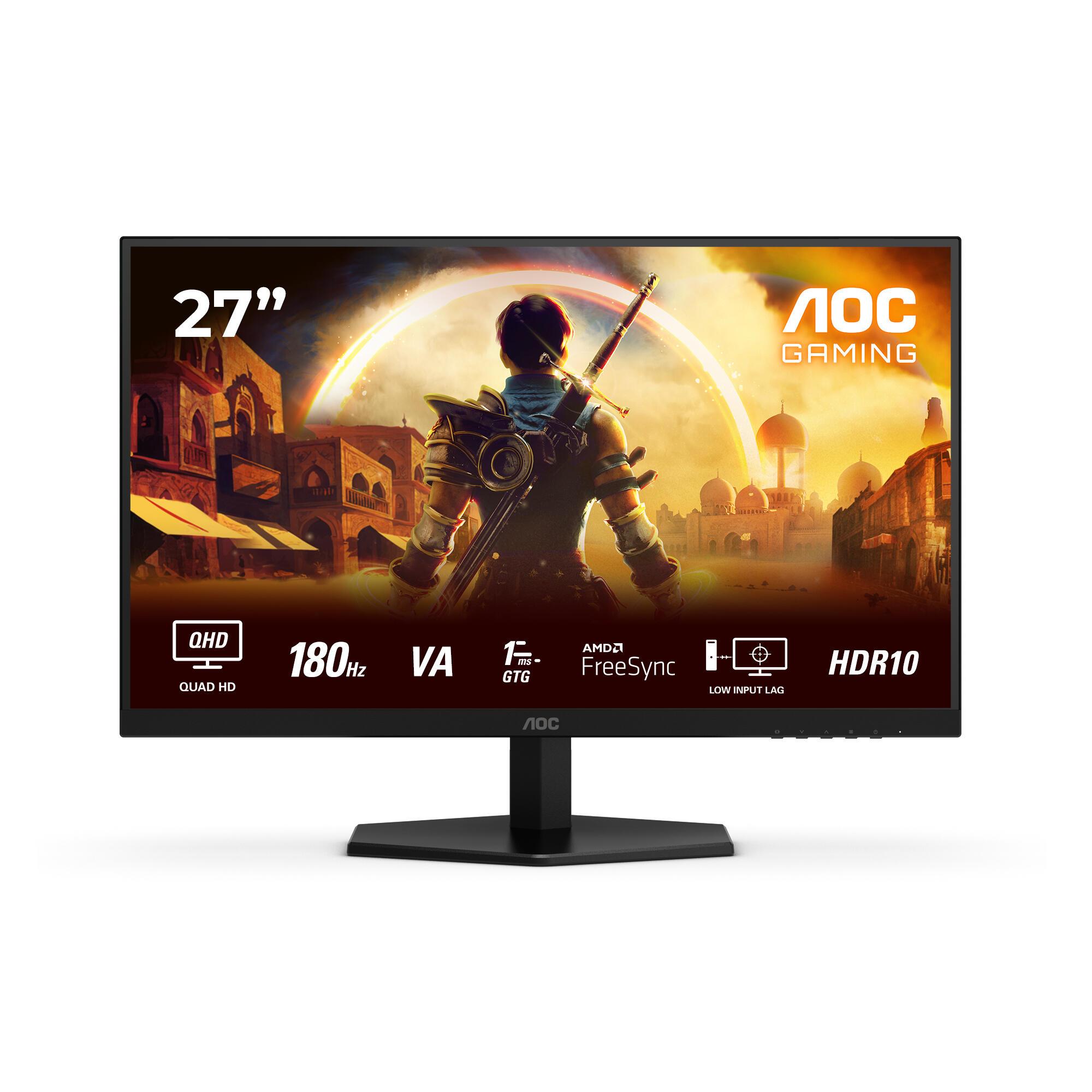 Monitor Gaming AOC Q27G42XNE / Q27G42XNE / 27" / QHD Fast VA / 180Hz / 1ms / HDMI+DisplayPort - Zezë