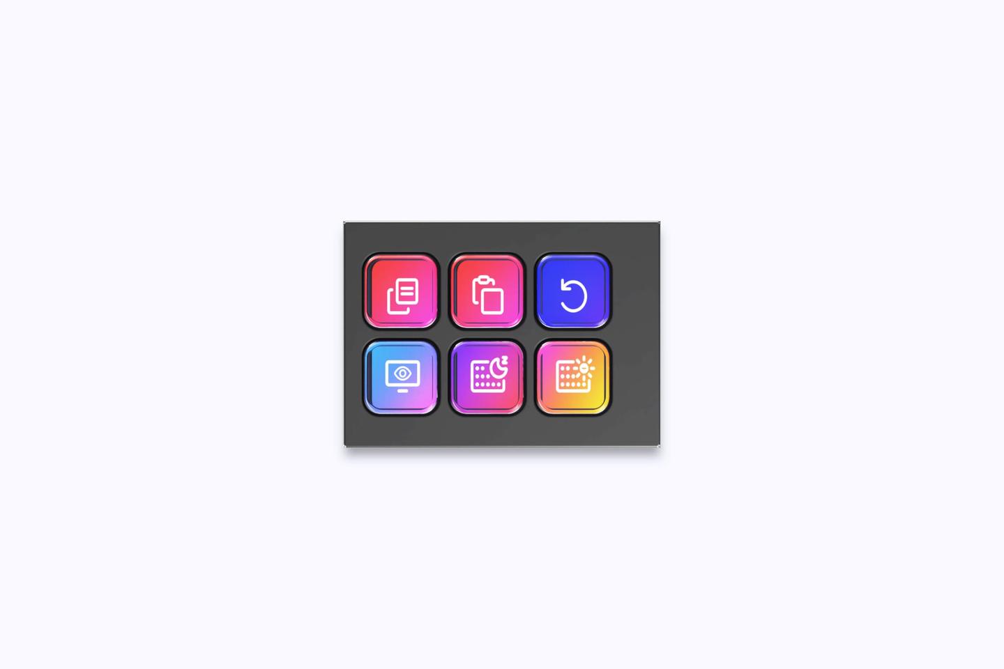 Kontroller Elgato Stream Deck Module / 6 Butona LCD / 10GBS9901 – Zezë