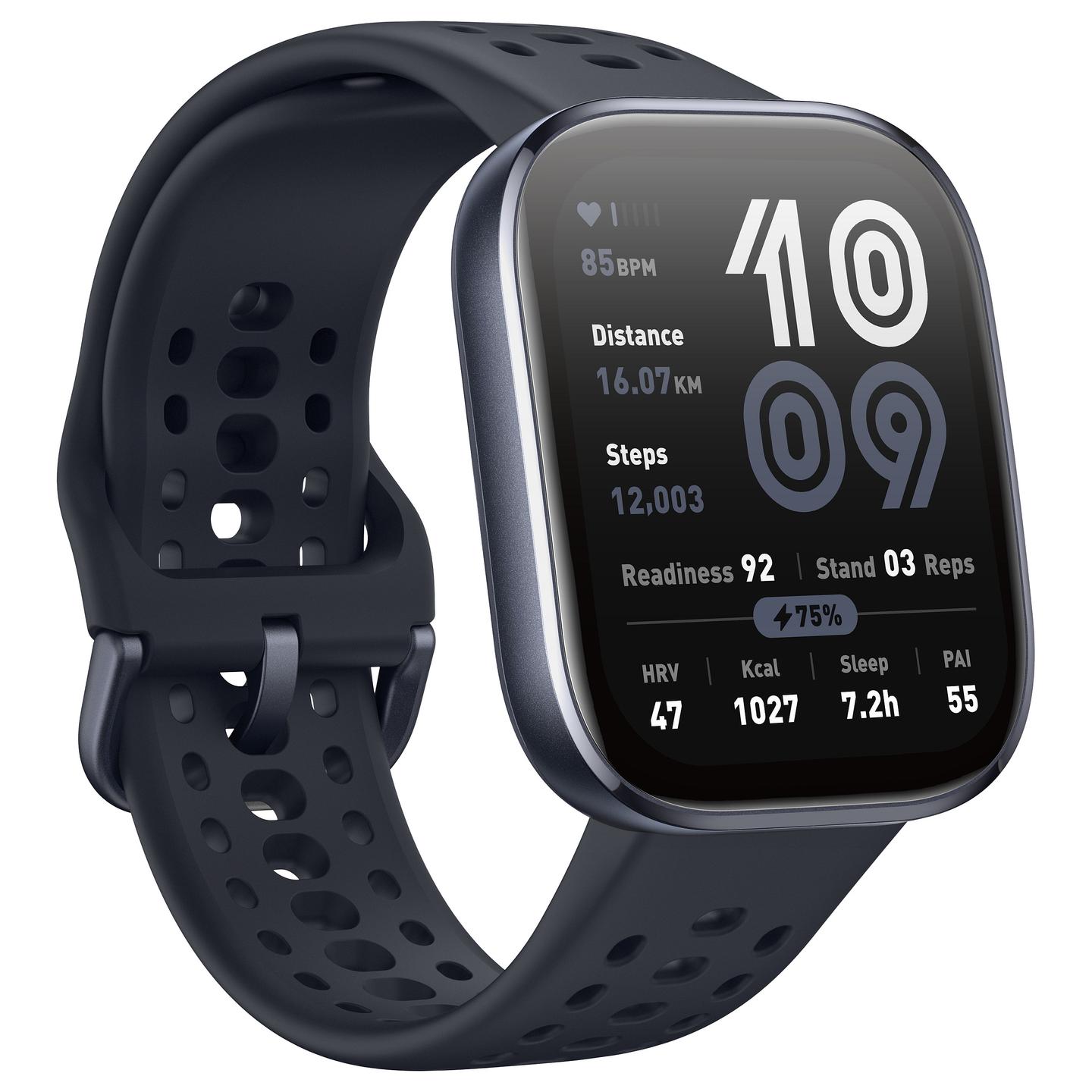 Orë e mençur Amazfit Bip 6 W2435EU1N / 1.97" AMOLED / 390 x 450 / Bluetooth 5.2 / GPS / 5 ATM / Deri 14 Ditë Bateri - Zezë - 3