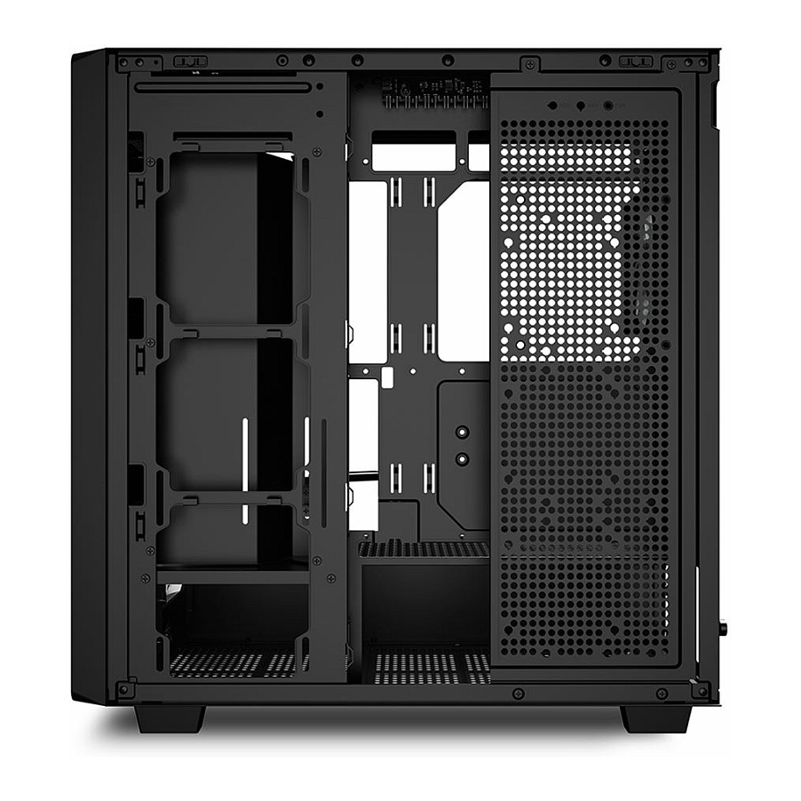 Kasë Midi Sharkoon Rebel C70G RGB – Zezë - 6