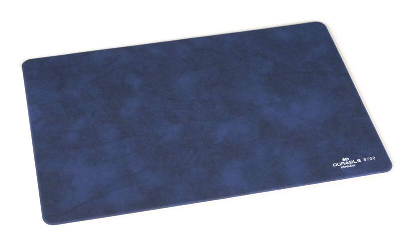 Mauspad DURABLE 5700-07 / Extra i Hollë / Sipërfaqe si Kadife / Bazë Kundër Rrëshqitjes / 300 x 200 mm - Blu i Errët