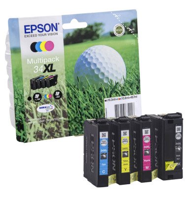Ink Epson 34XL / Multipack / XL – Zezë/Blu/Rozë/Verdhë - 2