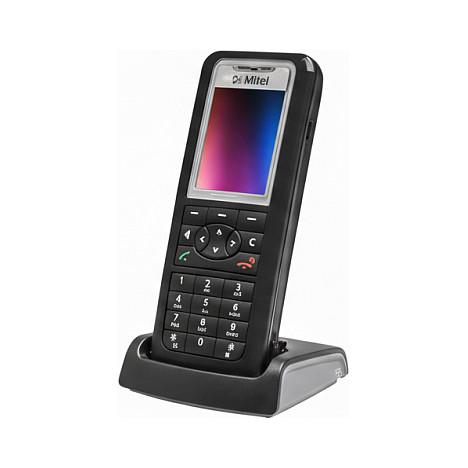 Telefon DECT Mitel 632dt Set, Ekran TFT me Ngjyra 2", Bluetooth, IP65, Alarm Emergjence - Zezë