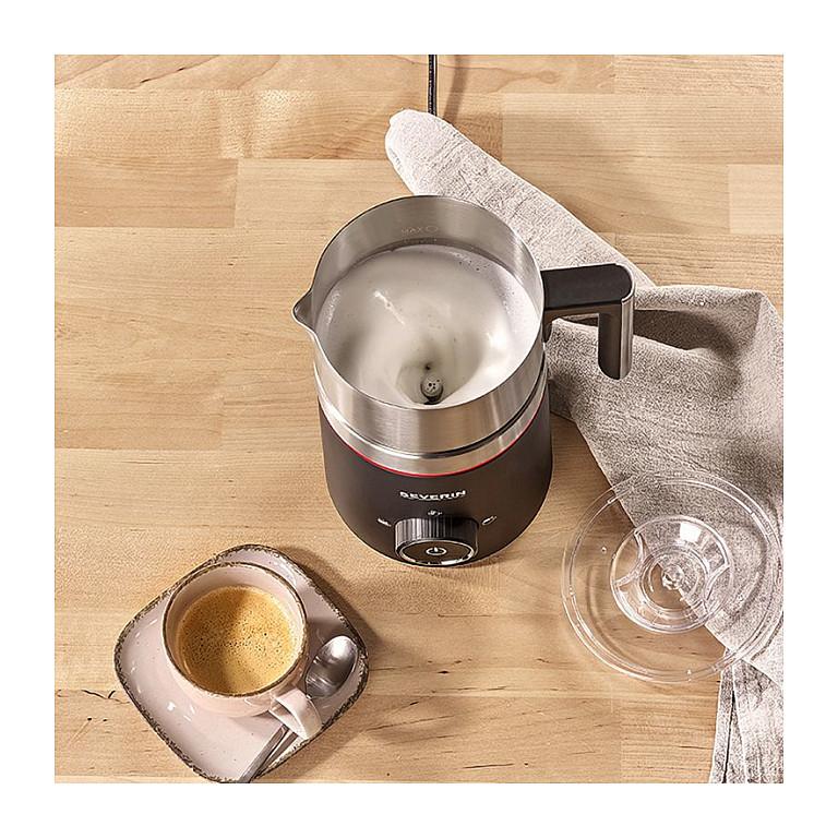 Shkumues dhe Ngrohës Qumështi Severin SM 3585, 0.5L, 500W, Induksion, 3 Programe, Funksion për Çokollatë – Zezë, Argjend - 7