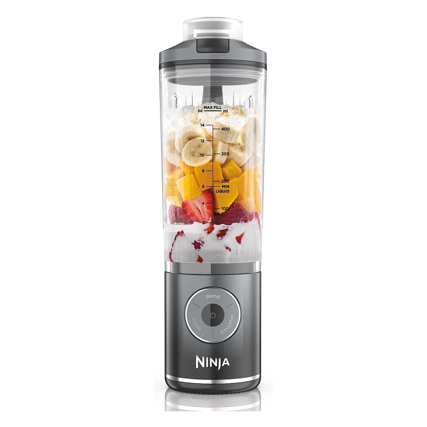 Blender Portativ Ninja Blast Max BC251EUGY, 570ml, Pa Kabllo, Bateri 11.1V, 3 Funksione - Gri - 1