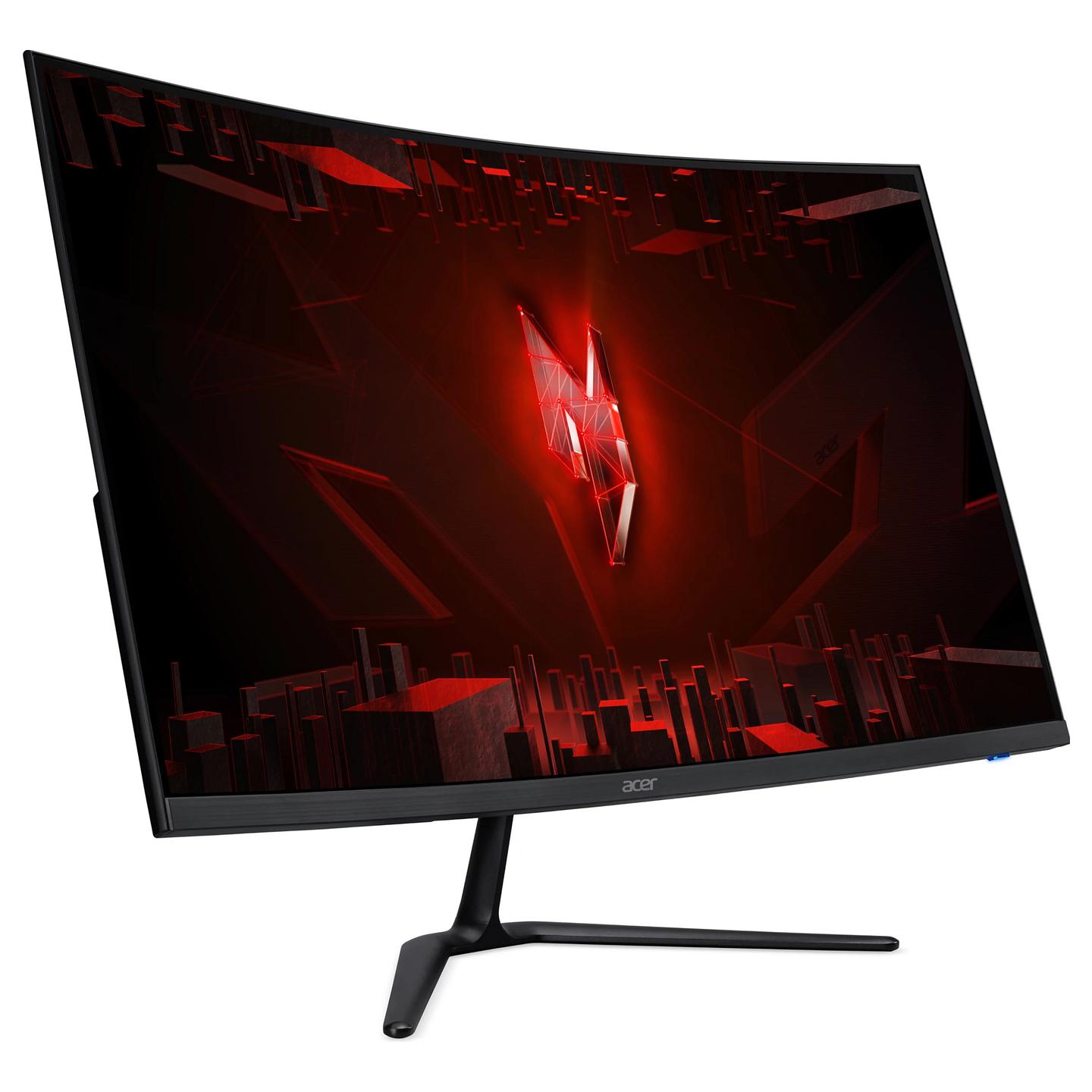 Monitor Gaming Acer Nitro ED320QU S3, 31.5", Quad HD VA Curved, 180Hz, 1ms, HDR10, HDMI + DisplayPort - Zezë - 2
