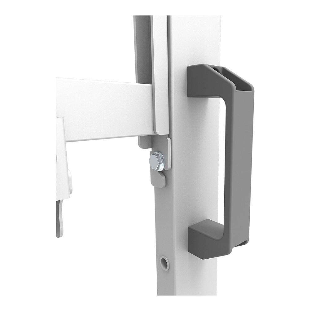 Mbajtëse për TV Neomounts FL50-575WH1 / 65–115" / deri 125kg / VESA 100x100–1100x600 / Lartësi e Rregullueshme / Me Rrota - Bardhë - 5