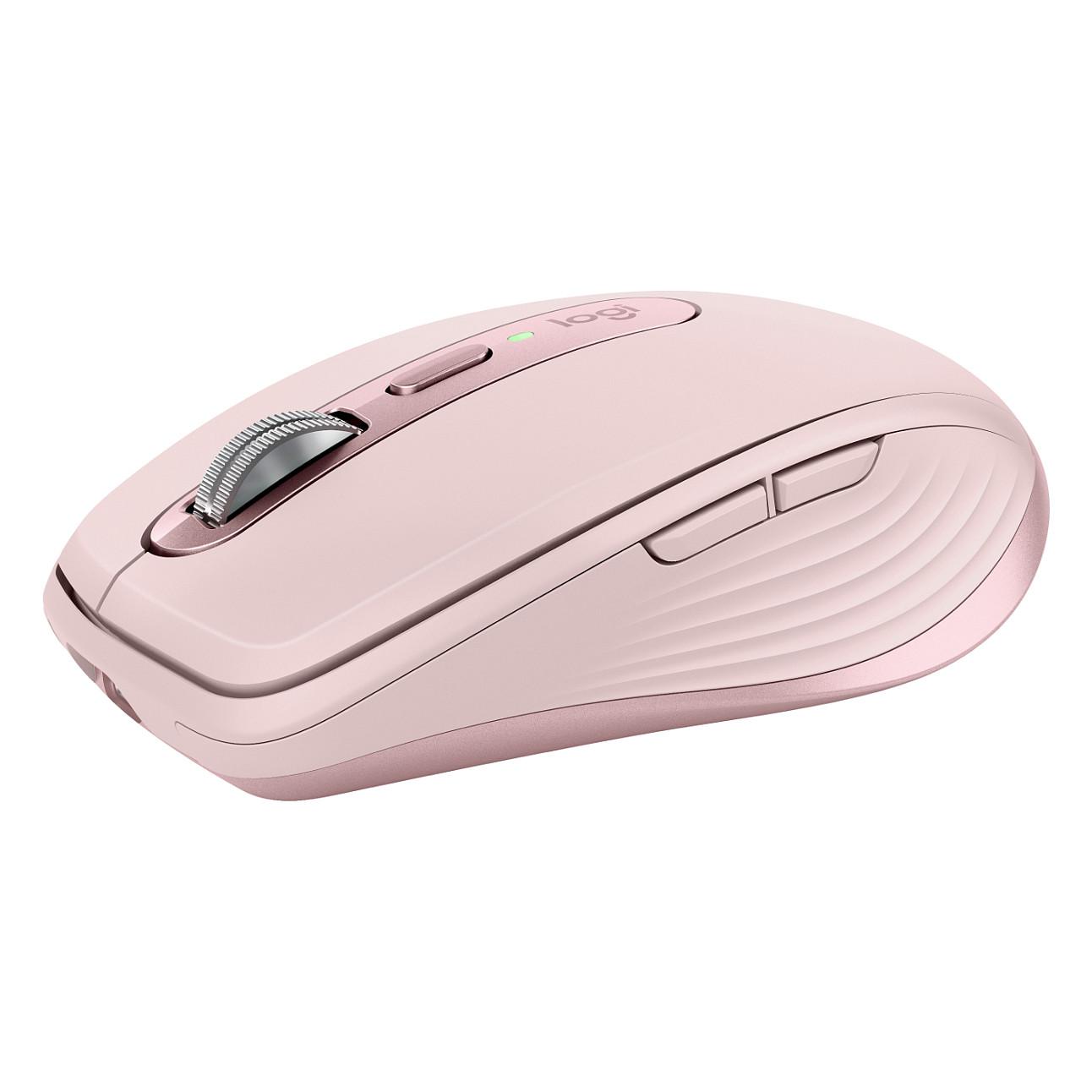 Maus pa Kabllo Logitech MX Anywhere 3S / Optik Darkfield / 8000 DPI / 6 Butona / Bluetooth / 2.4 GHz / Logi Bolt - Rozë - 6