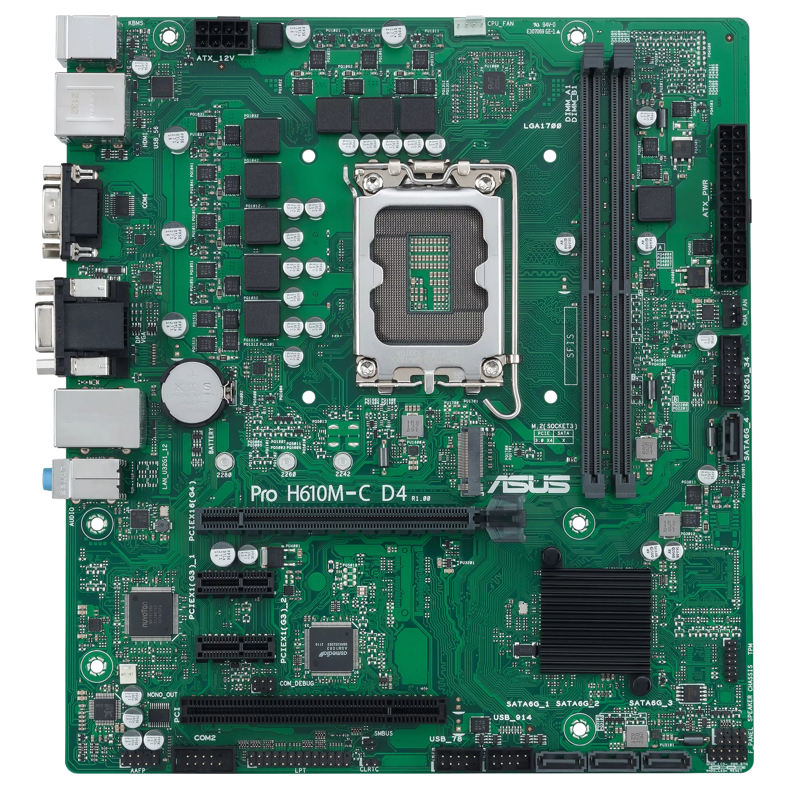 Pllakë Amë ASUS PRO H610M-C-CSM DDR4 - 2