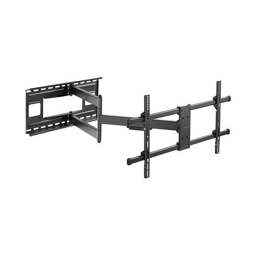 Mbajtëse për TV LogiLink BP0138 , 43–80" , deri 50kg , për mur , e pjerrët , e rrotullueshme , VESA 200x200–819x410 - Zezë