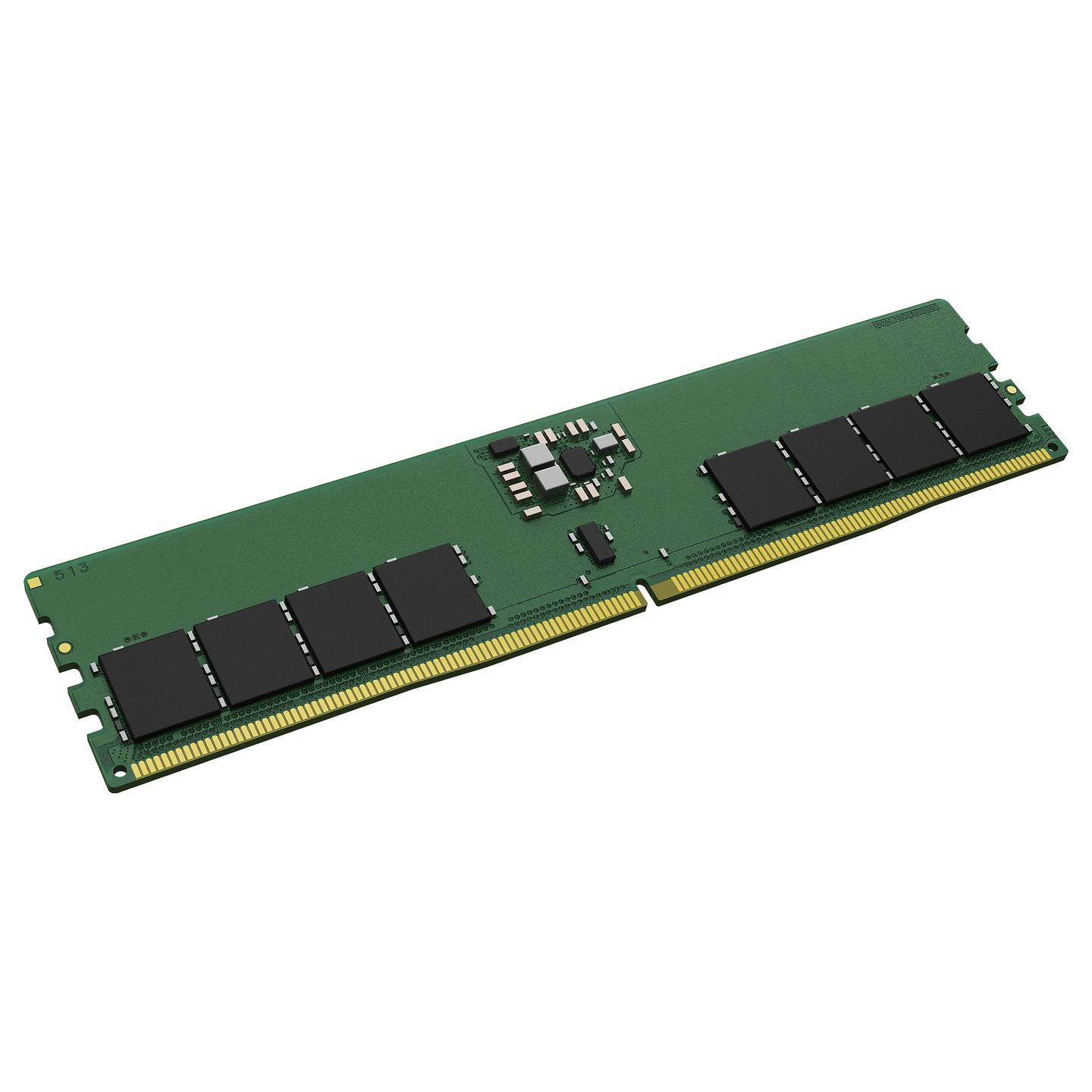 RAM Memorie DDR5 Kingston ValueRAM, 32GB, CUDIMM, 6400MHz, CL52, 1.1V, 288-pin - Gjelbër - 2