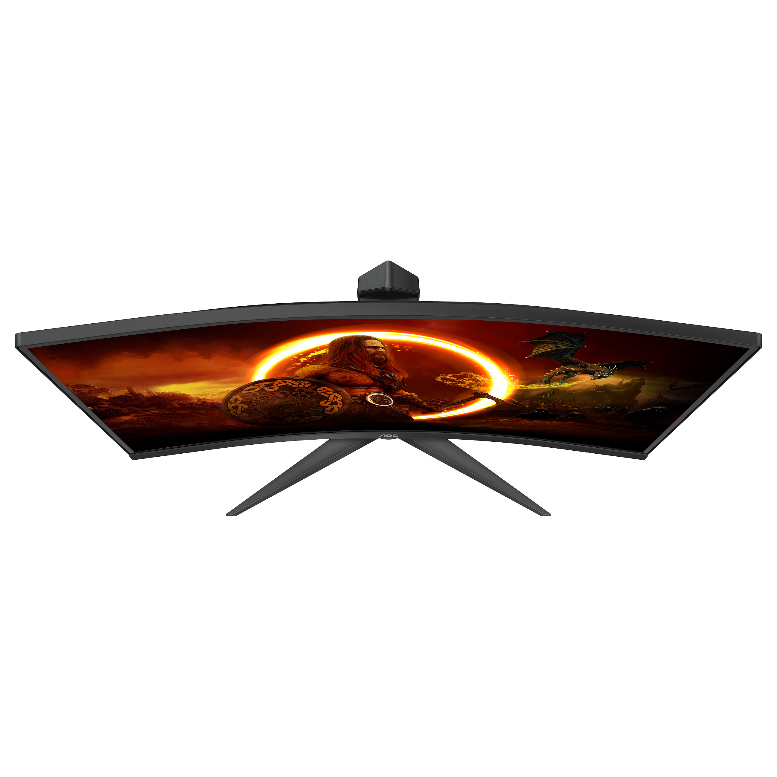 Monitor Gaming AOC G2 C27G2Z3/BK / 27"/ Full HD Fast VA / LED / Curved / 280Hz / 0.5ms / HDMI + DisplayPort - Zezë/Kuqe - 3