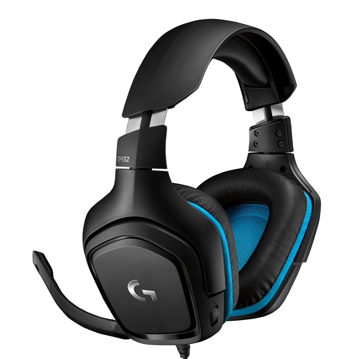 Kufje Gaming Logitech G432 Headset / 981-000770 – Zezë / Blu - 1