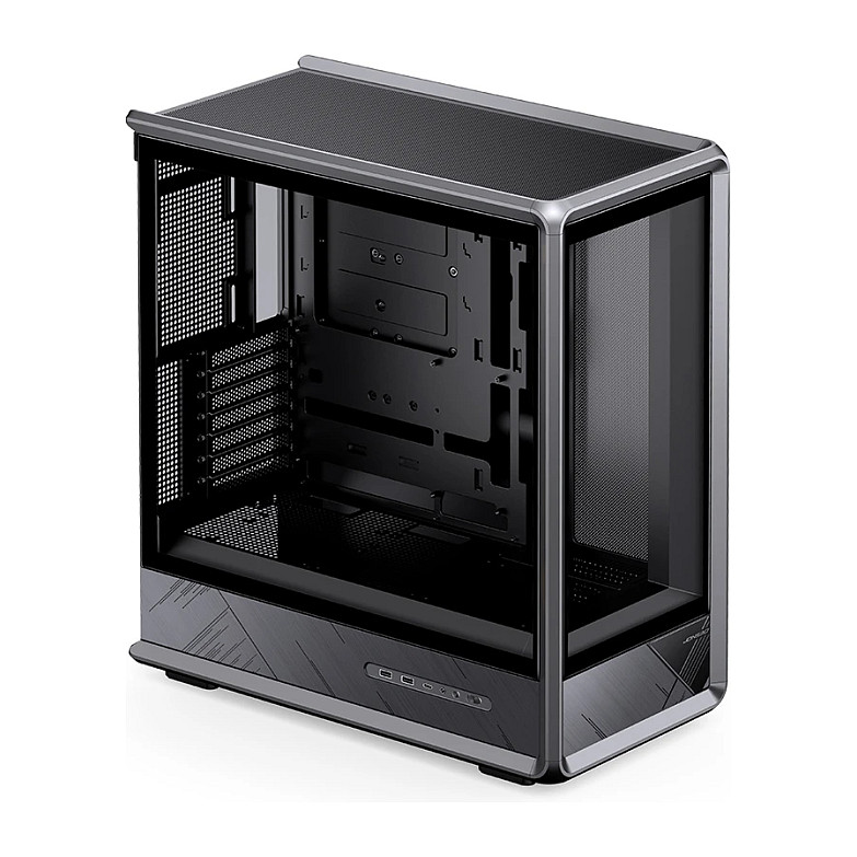 Kasë PC Jonsbo D401 / Midi Tower / ATX / Tempered Glass - Zezë - 14
