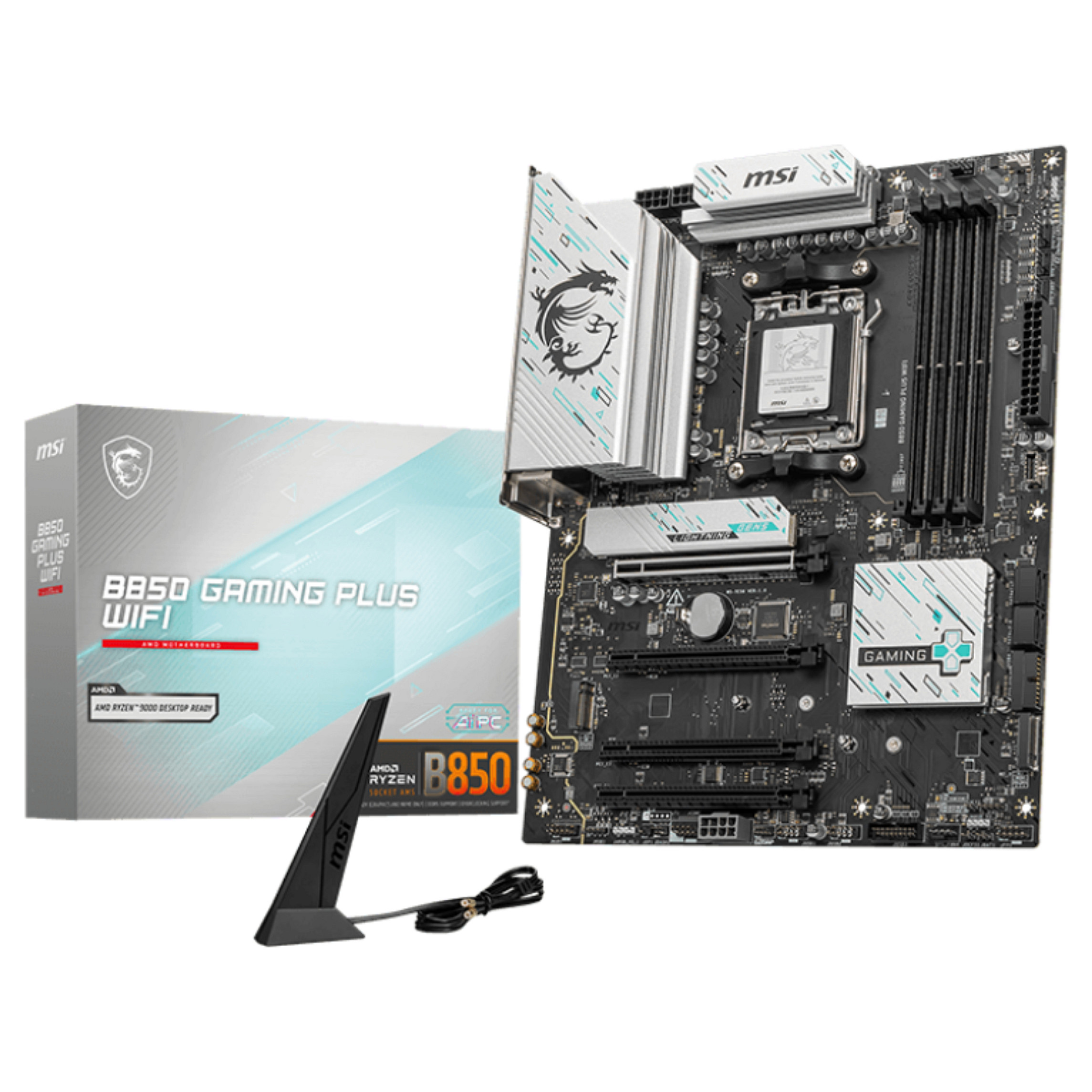 Pllakë amë AMD AM5 MSI B850 GAMING PLUS WIFI - 1