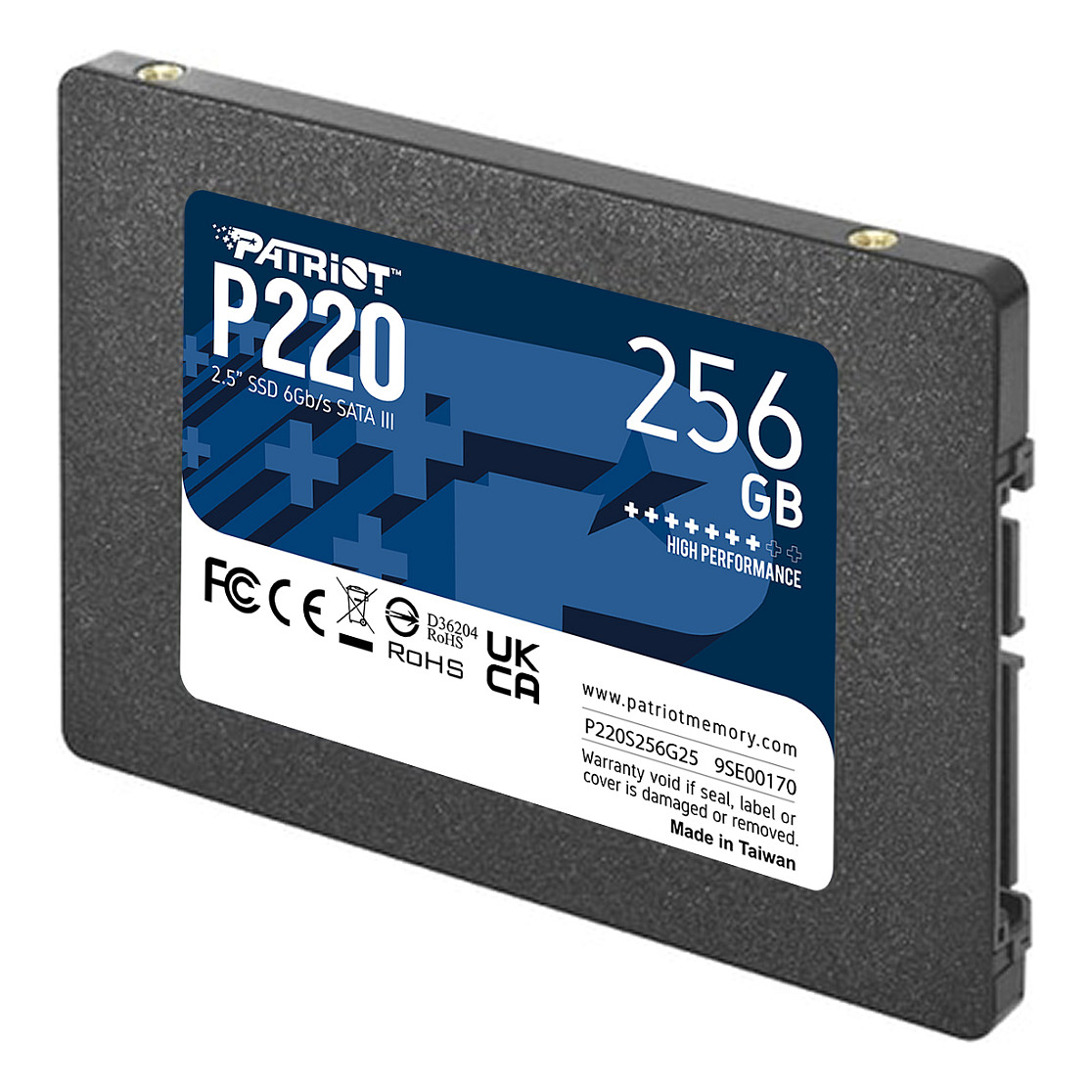 SSD të Brendshme 2.5" / 256 GB / Patriot P220 / SATA3 / PS1662 - 3