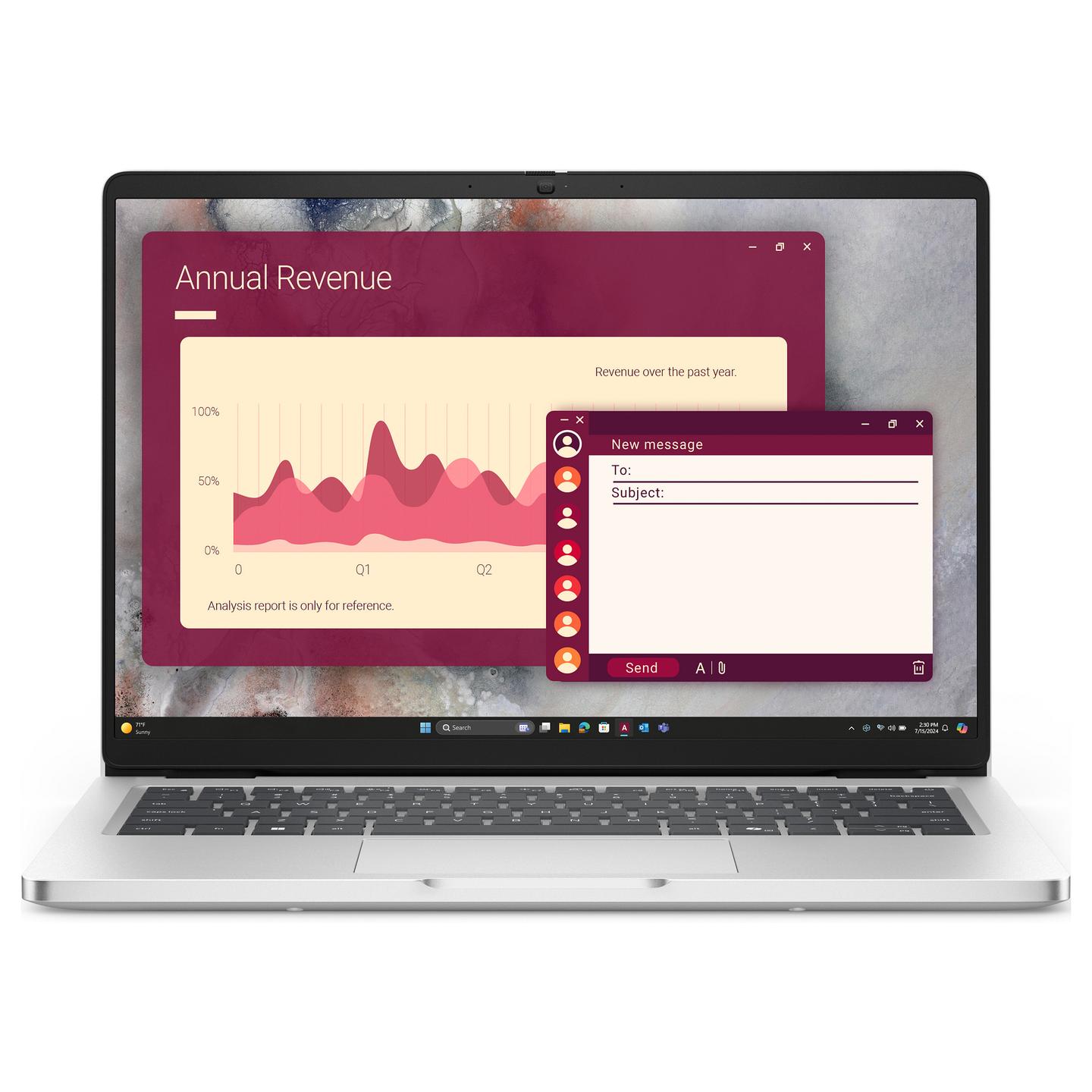 Laptop Dell Pro 14 PC14250, Ultra 5 235U, 16GB DDR5, 512GB, 14" FHD+ IPS 60Hz, Intel Graphics - Argjend