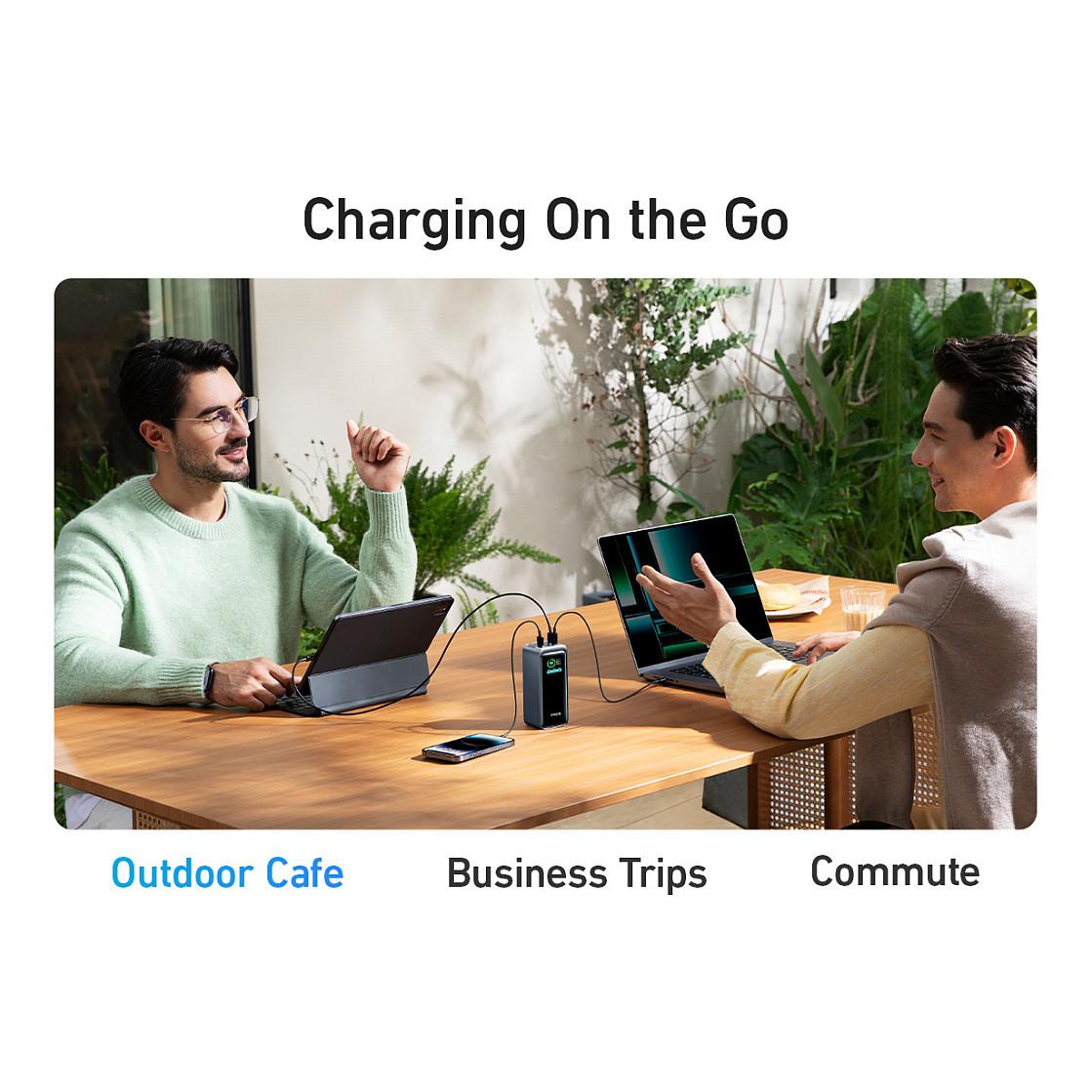 Powerbank Anker Prime A1336 / 20000mAh / 200W / 2x USB-C / USB-A - Zezë/Argjend - 11