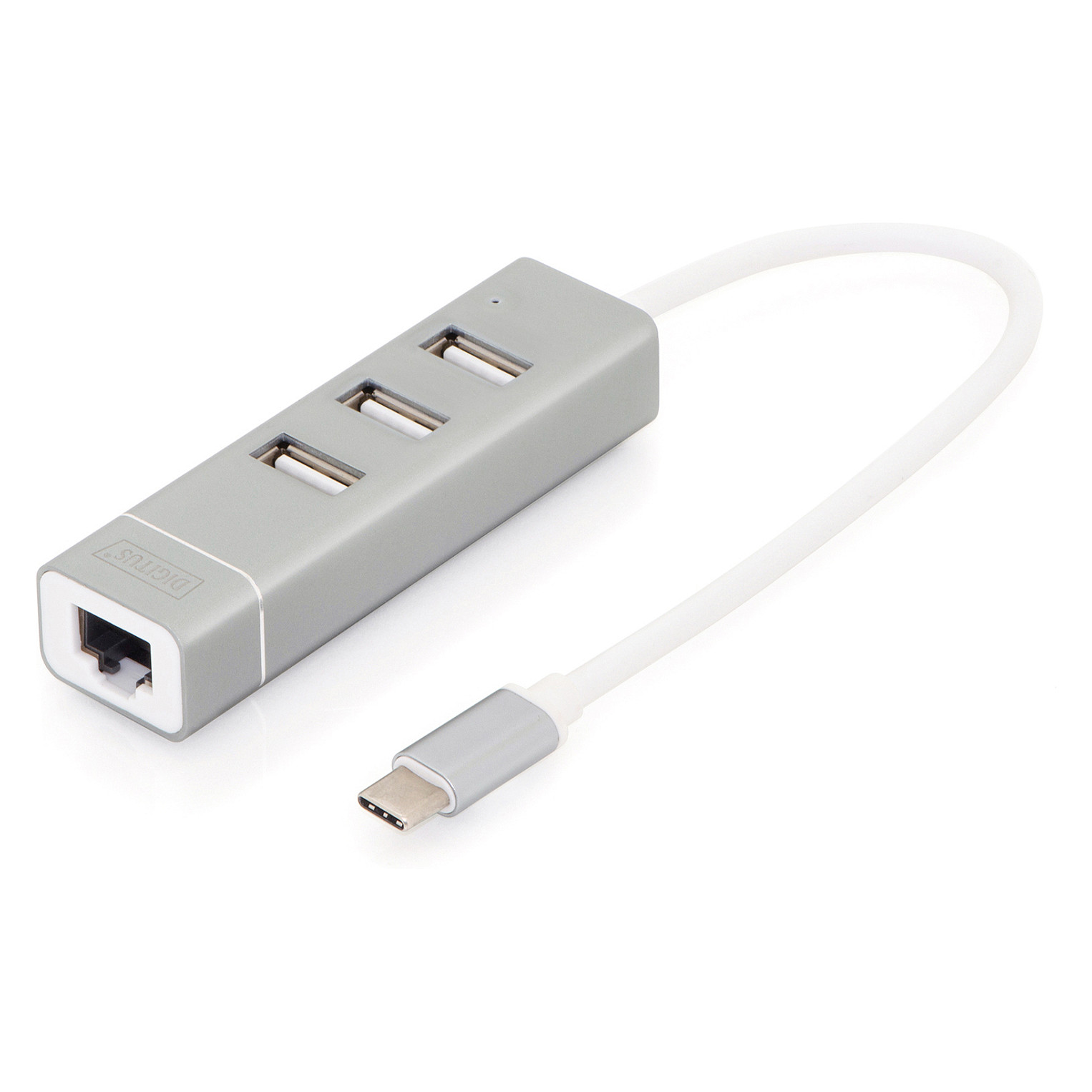 Hub Digitus USB-C / 4 Porte / Gigabit LAN - 1