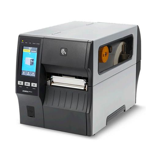 Printer Label Zebra ZT411 / Për Etiketa / 203 DPI / 104mm / 356 mm/sec / USB + LAN - Zezë/Hiri - 1
