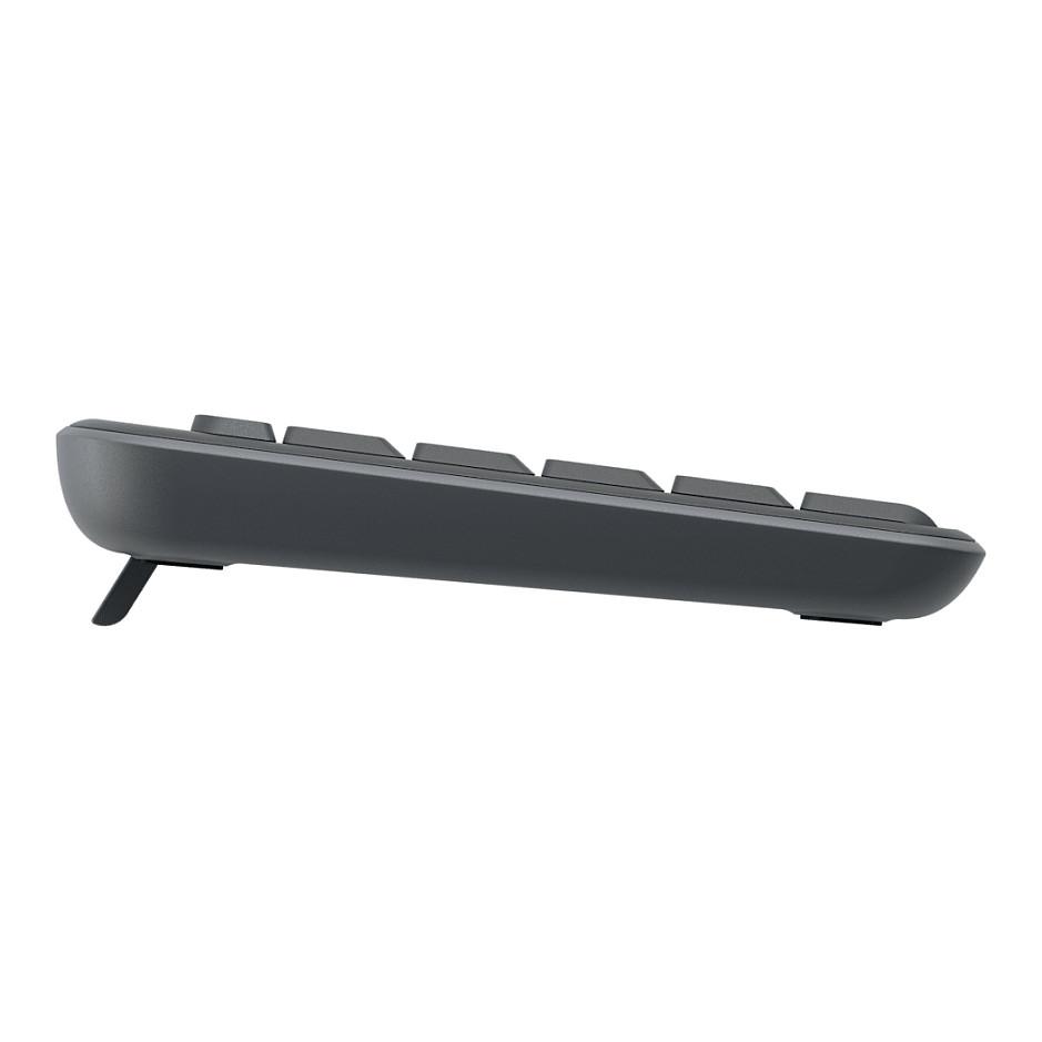 Tastierë pa Kabllo Logitech K250, Compact, Full Size, Bluetooth + RF 2.4GHz - Grafit - 6