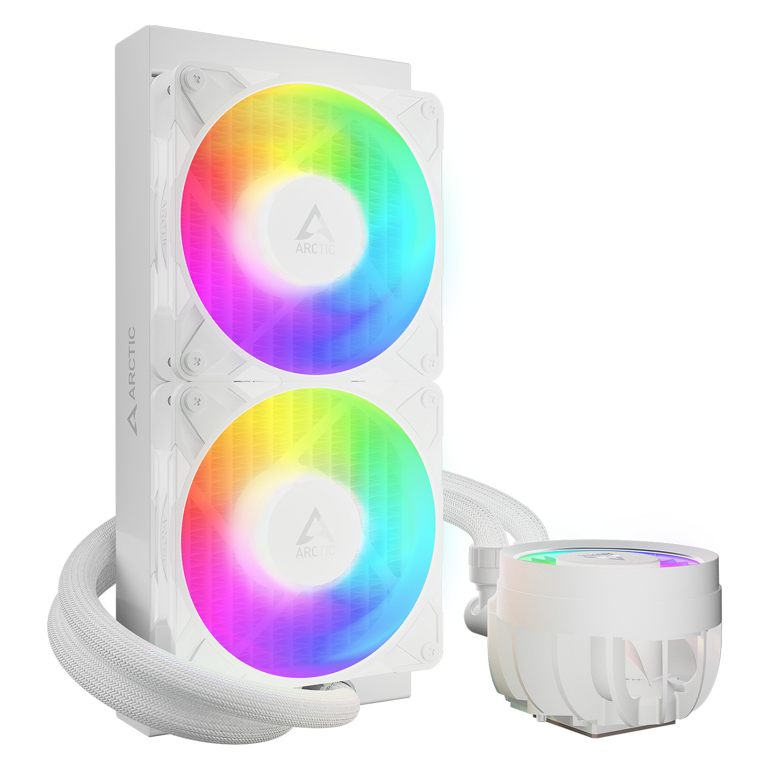 Ftohës për Procesor ARCTIC Liquid Freezer III Pro / 240mm / AIO / VRM Fan / A-RGB – Bardhë - 7