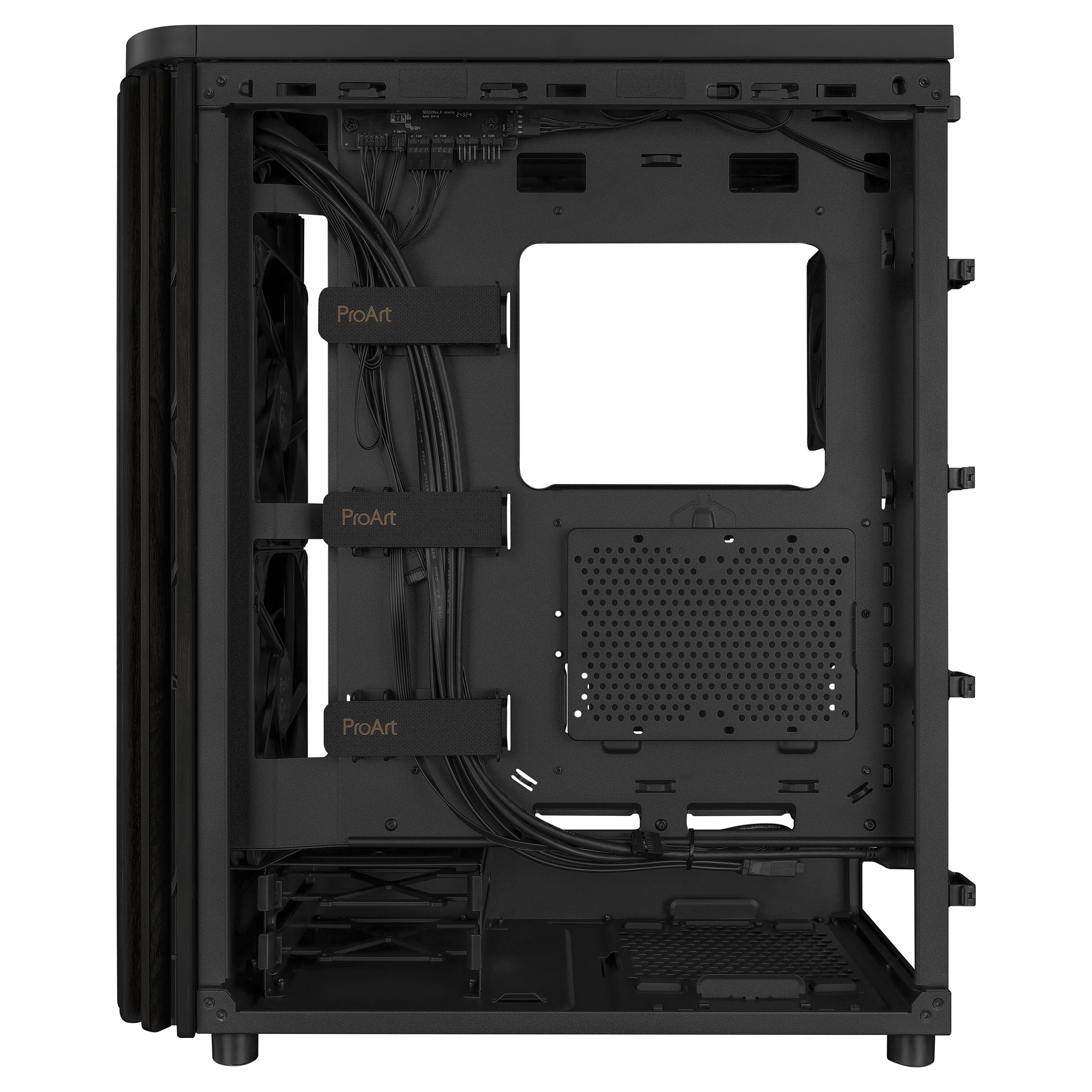 Kasë Asus ProArt PA401 Wood Metal PWM -Zezë - 12