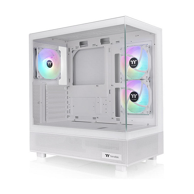 Kasë PC Thermaltake View 270 Plus TG ARGB Snow / Midi Tower / ARGB / 3x 120mm Fan - Bardhë