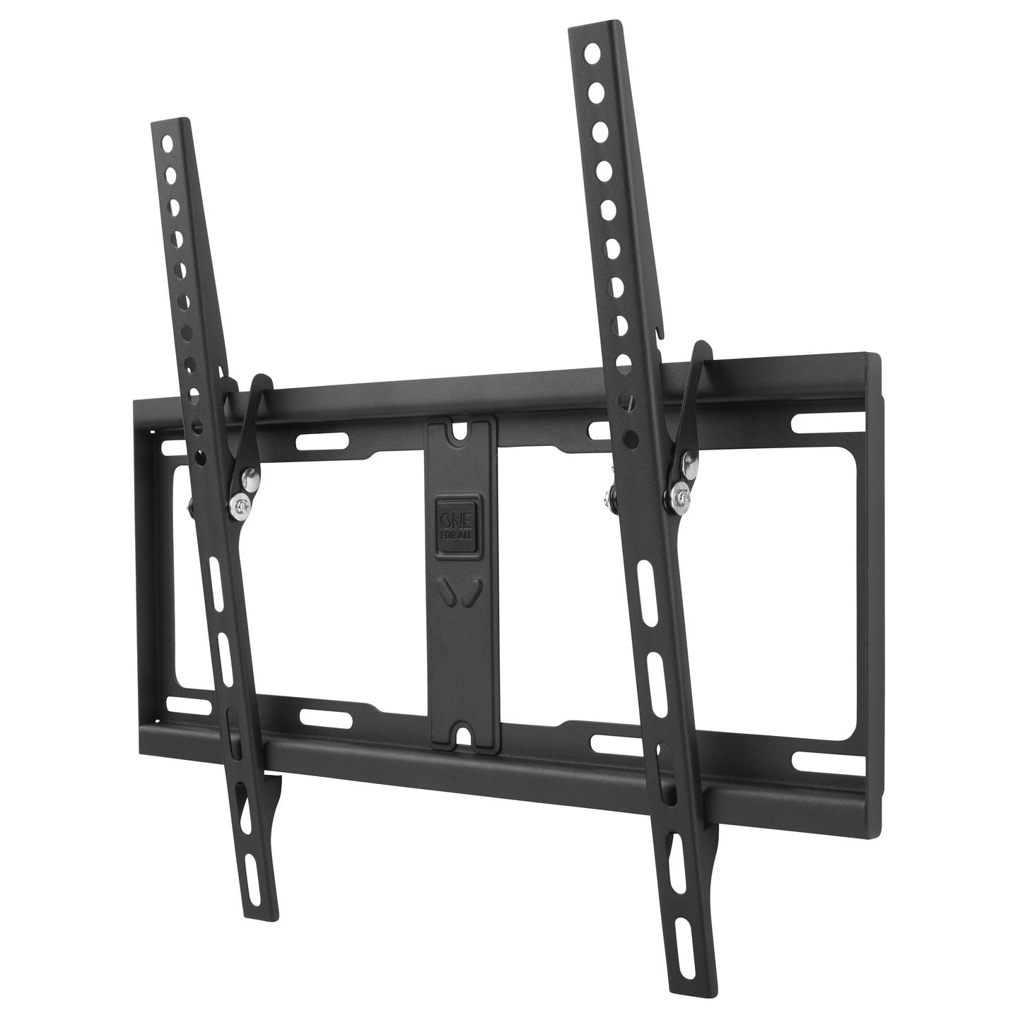 Mbajtëse për TV One For All SOLID WM4421 / 32"-65" / 100kg / VESA 100x100-400x400 / Inklinim 15° - Zezë - 1