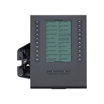 Modul Zgjerimi për Telefon VoIP Auerswald COMfortel D-XT20i / 90271 / 20 Taste të Programueshme / Ekran TFT 4.3" / USB 2.0 / 3 Nivele / Plug & Play – Zezë - 2