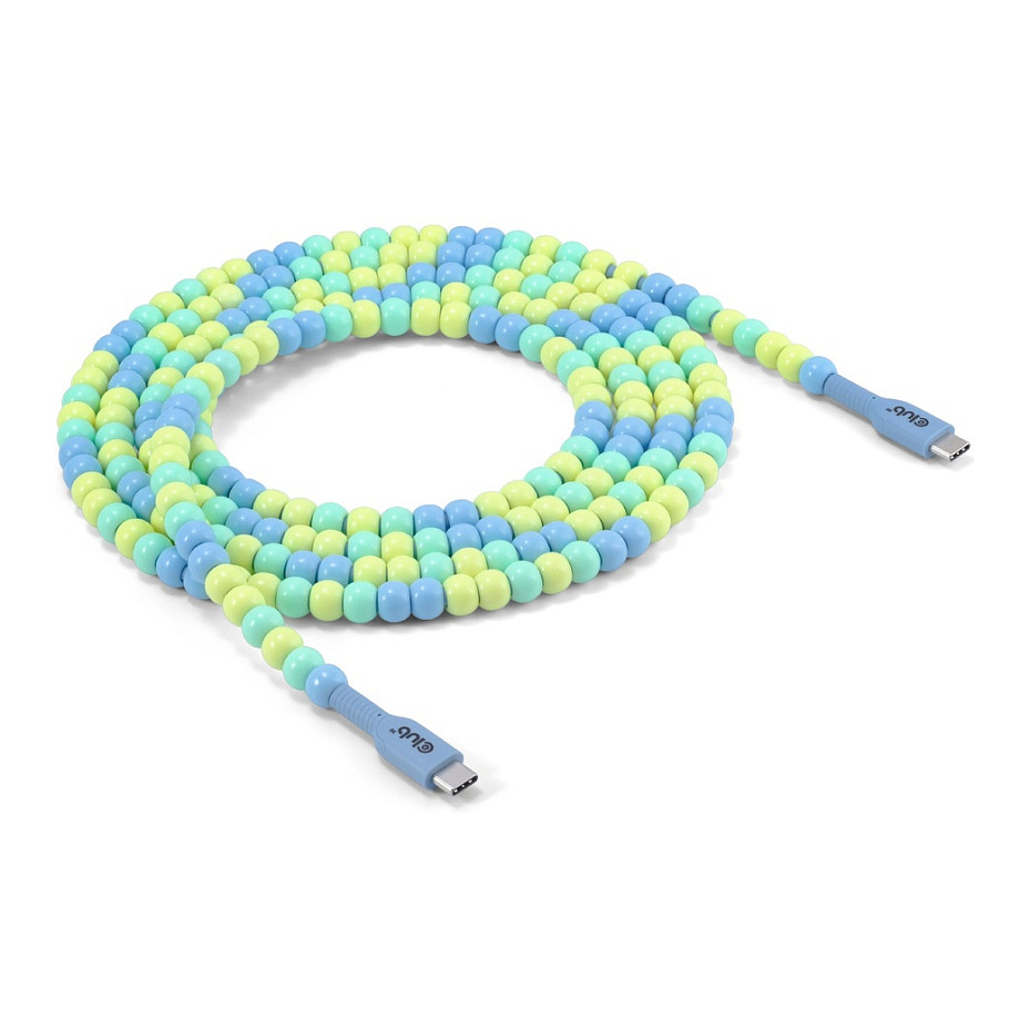 Club3D Lifestyle Kabllo USB‑C / PD 60W / 480 Mbps / 2.0m - Blu - 1