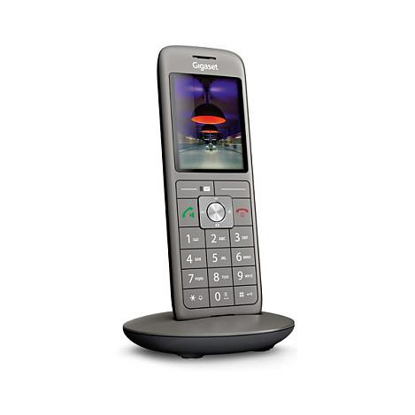 Telefon VoIP Gigaset CL660HX / S30852-H2862-R101 / DECT / GAP / CAT-iq 2.0 / Ekran TFT 2.4" / HD Voice / 400 Kontakte / Hands-Free / Jack 2.5 mm – Antracit - 5