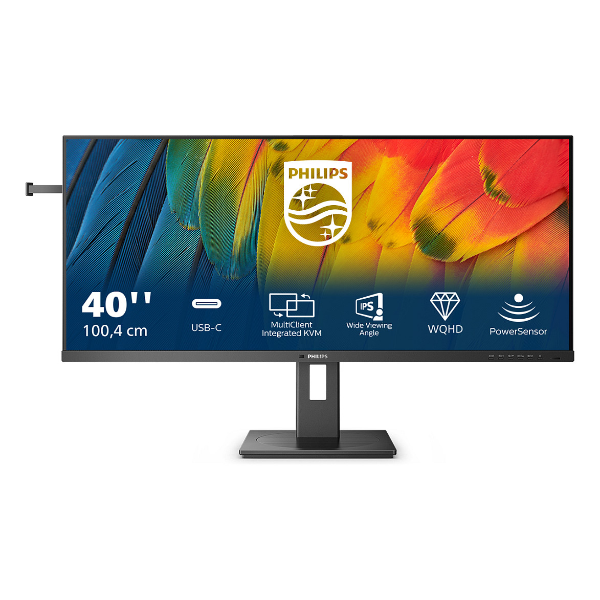 Monitor Philips 40B1U5600 / 40″ / Wide QHD IPS LCD / 100Hz / 4ms / HDMI + DP + USB-C - Zezë - 4