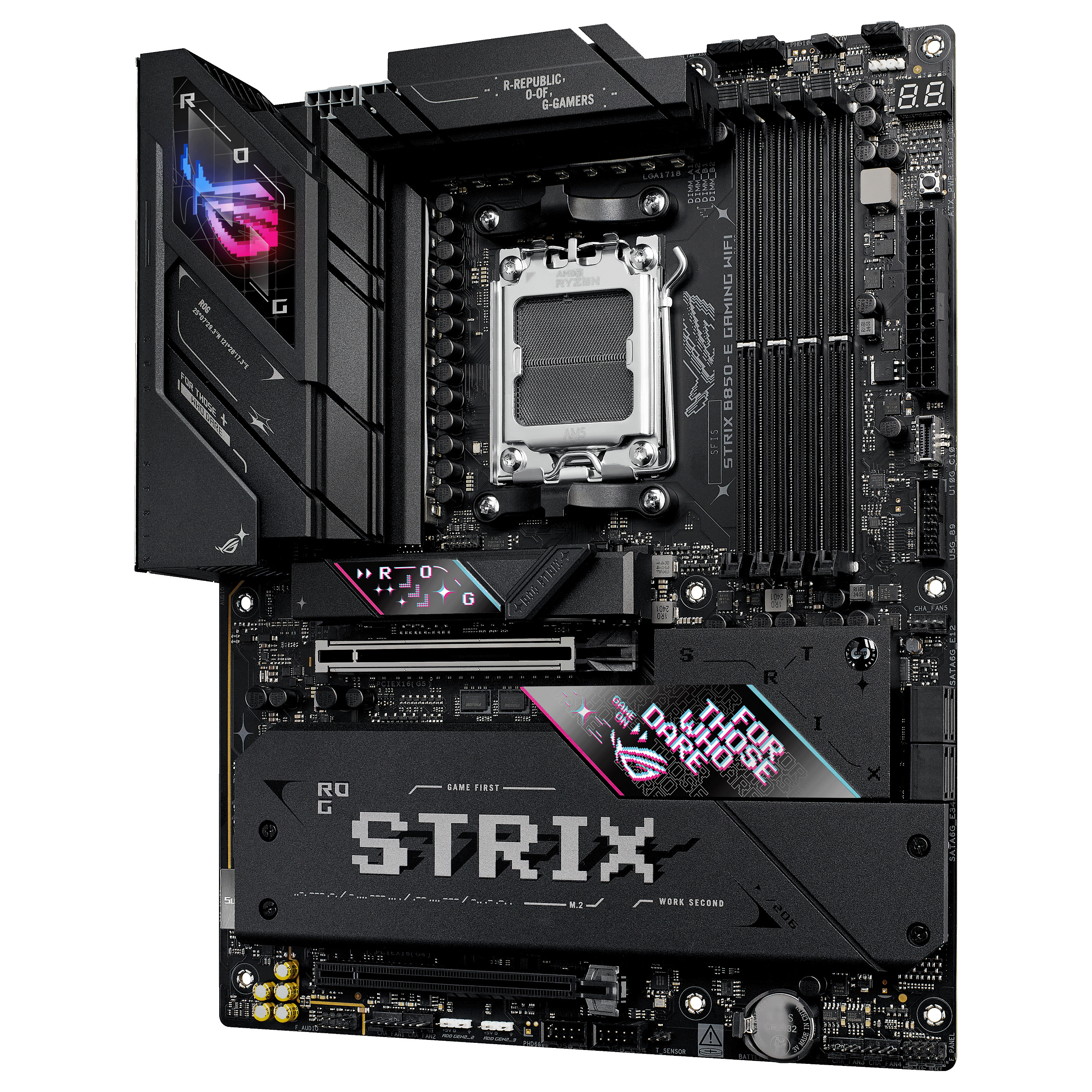 Pllakë Amë AMD AM5 ASUS ROG STRIX B850-E Gaming WIFI / DDR5 / HDMI+DP - 4