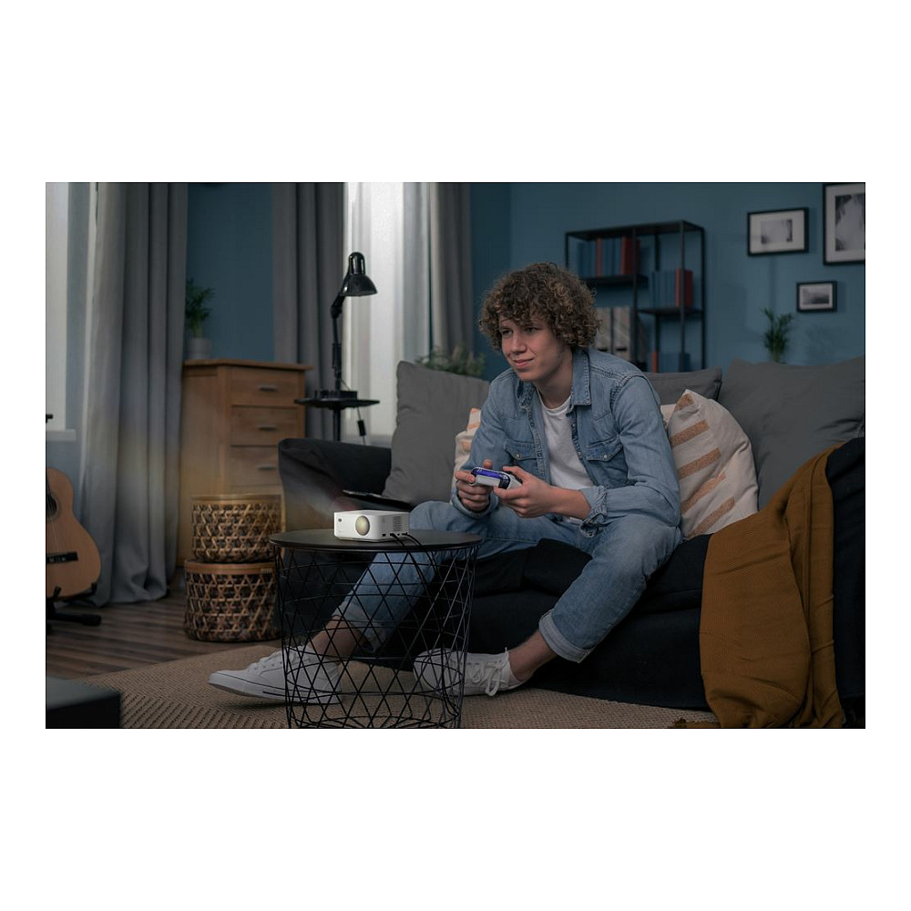 Projektor Optoma ML1080ST / DLP Laser / 550 Lumen / Full HD / 16:9 / 3D / HDMI USB / Portable - Bardhë - 36