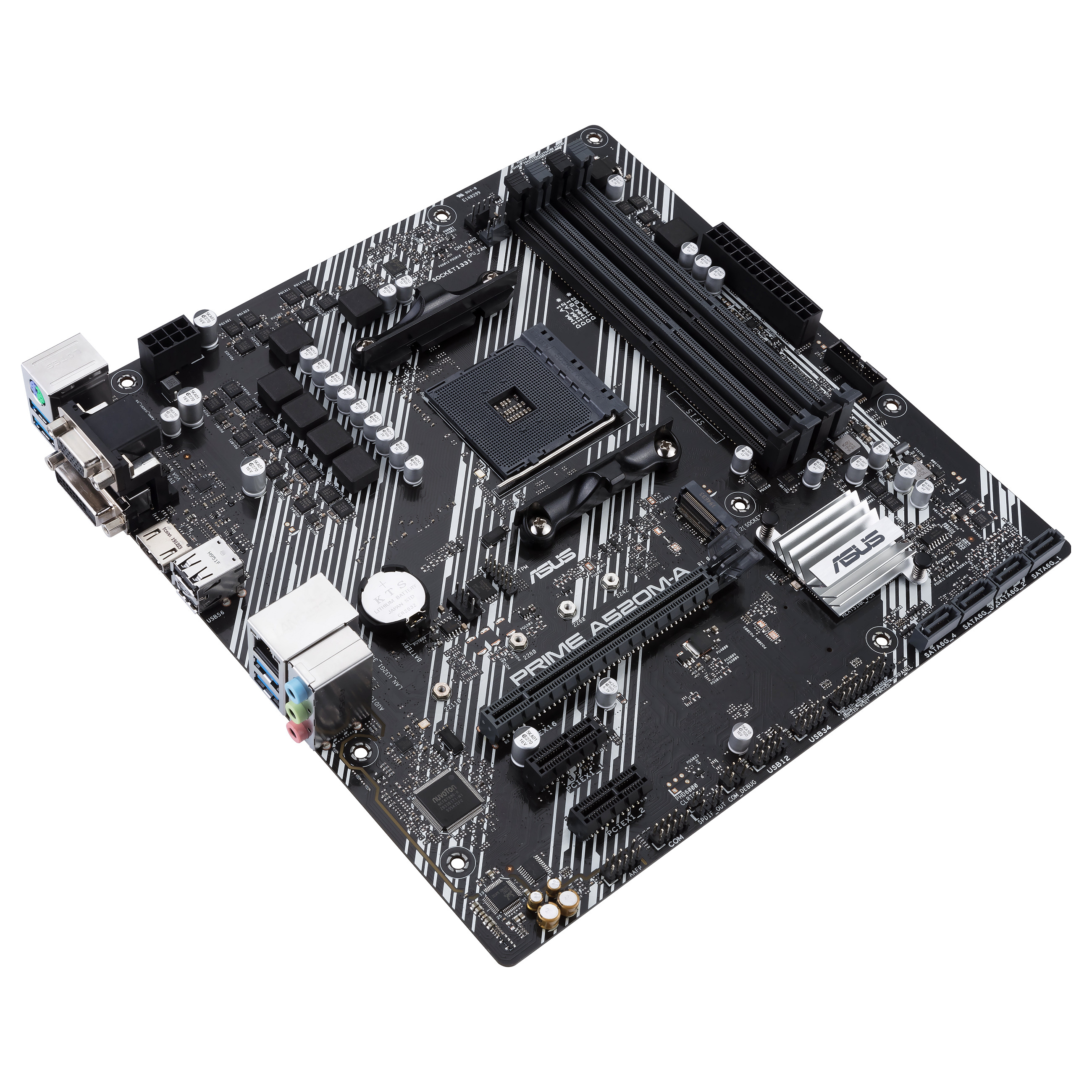 Pllakë Amë AMD AM4 ASUS PRIME A520M-A II/CSM / DDR4 / HDMI+DP+VGA - 3