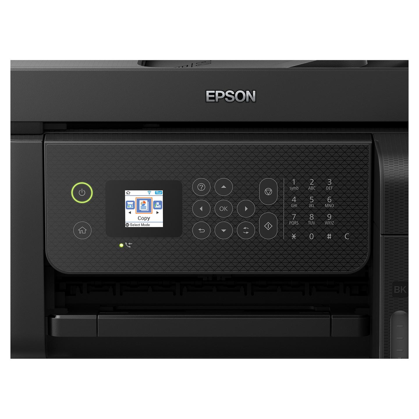 Printer Multifunksional me Ngjyra Epson EcoTank ET-4800 / A4 / Inkjet / 5760 × 1440 DPI / 15 ppm / ADF / Fax / Wi-Fi / Ethernet / USB - Zezë - 6