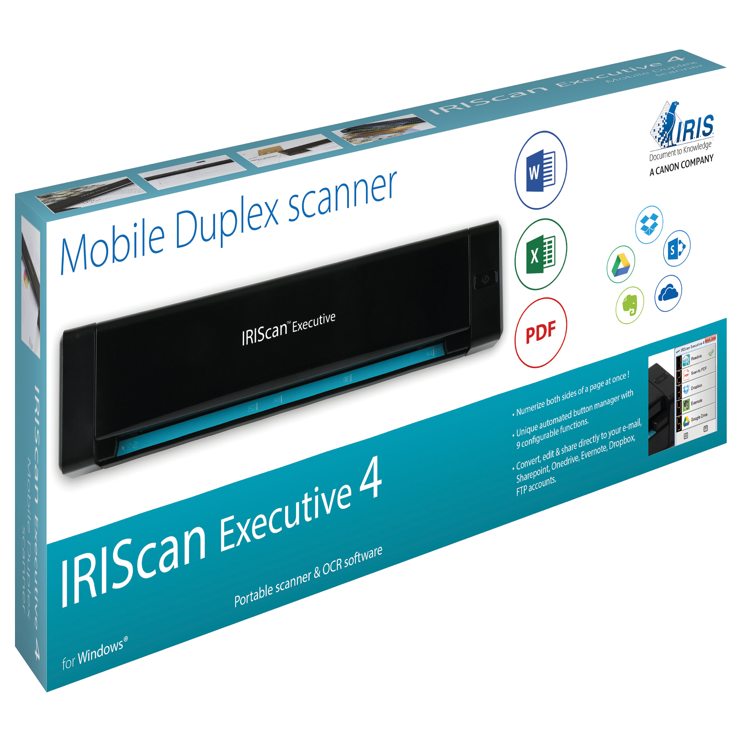 Skaner IRIS Scan Executive 4 Duplex / Win. 600dpi - Zezë - 8