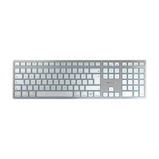Tastierë CHERRY KC 6000C FOR MAC / me kabllo / USB / QWERTZ / argjendë - 1