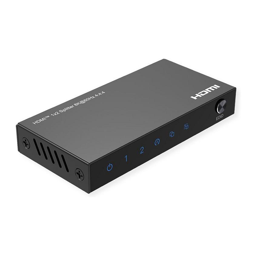 Splitter HDMI ROLINE 14.01.3558, 1 në 2, 8K – Zezë