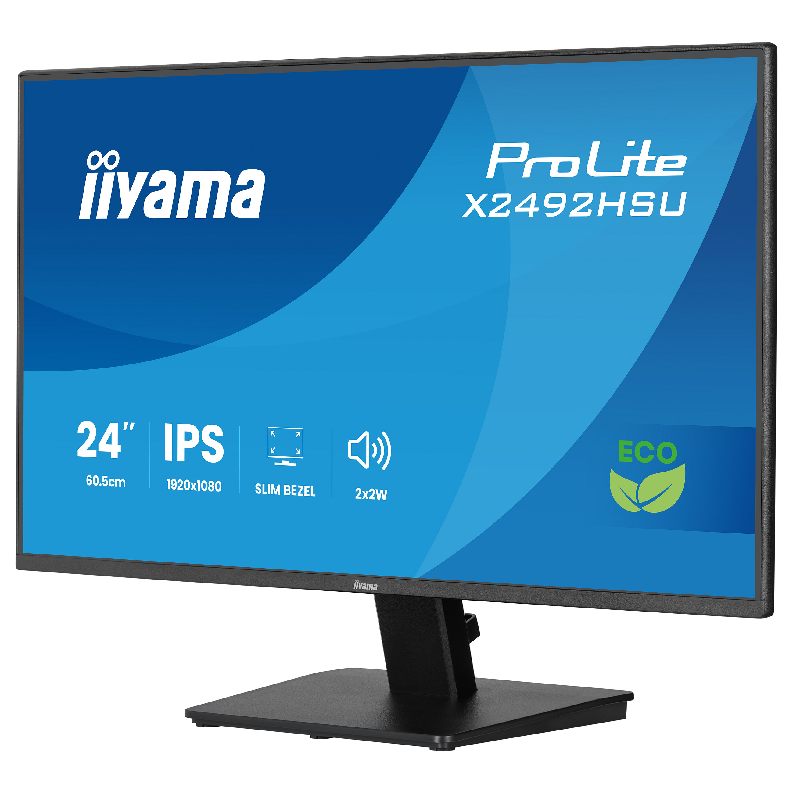 IIYAMA 60.5cm (24") X2492HSU-B1 16:10 HDMI+DP+2xUSB IPS - 6