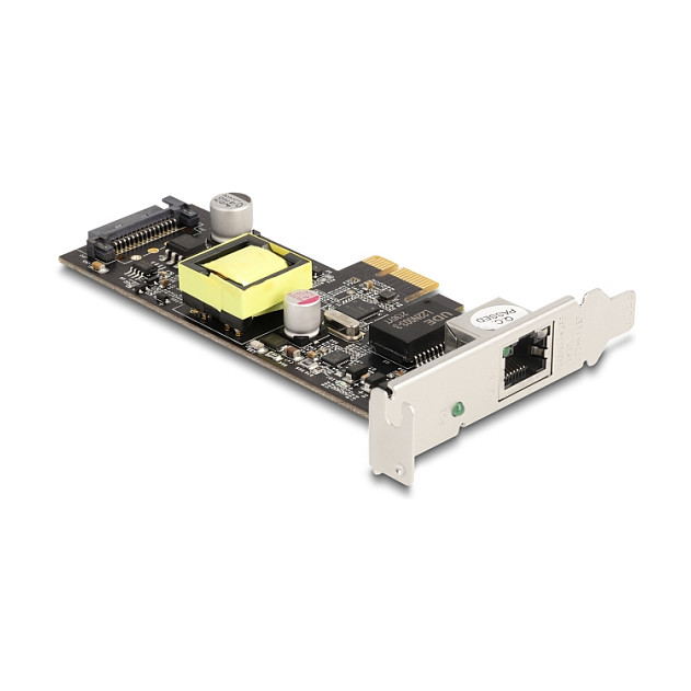 DeLOCK PCI Express x1 2.5 Gigabit LAN Card Intel i225 1x RJ45 PoE+ Network Adapter - 2