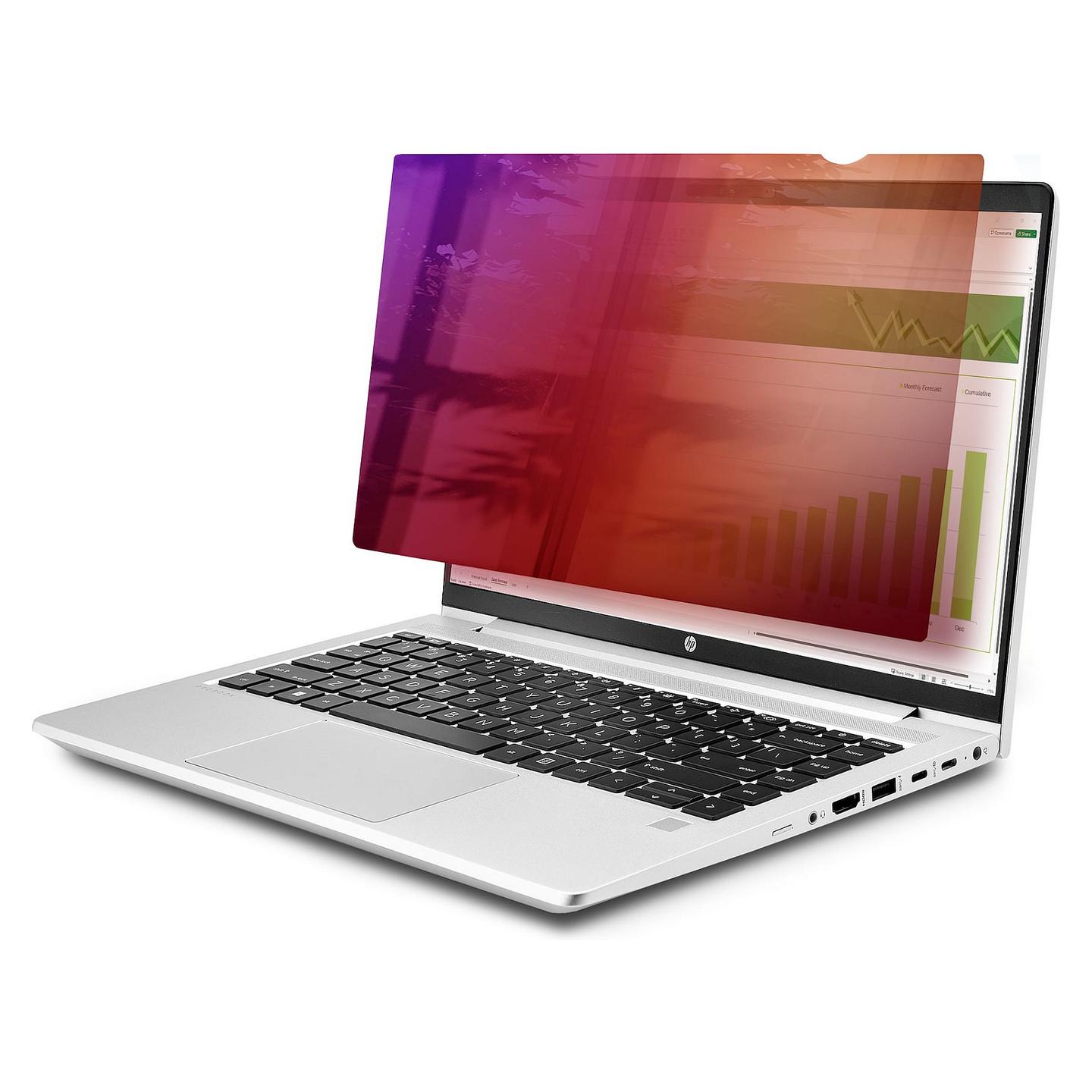 Filtër Privatësie StarTech.com 14G-PRIVACY-SCREEN, 14", 16:9, Gold/Matte, ±30°, Anti-Glare, Reduktim i Dritës Blu deri 51% - Zezë