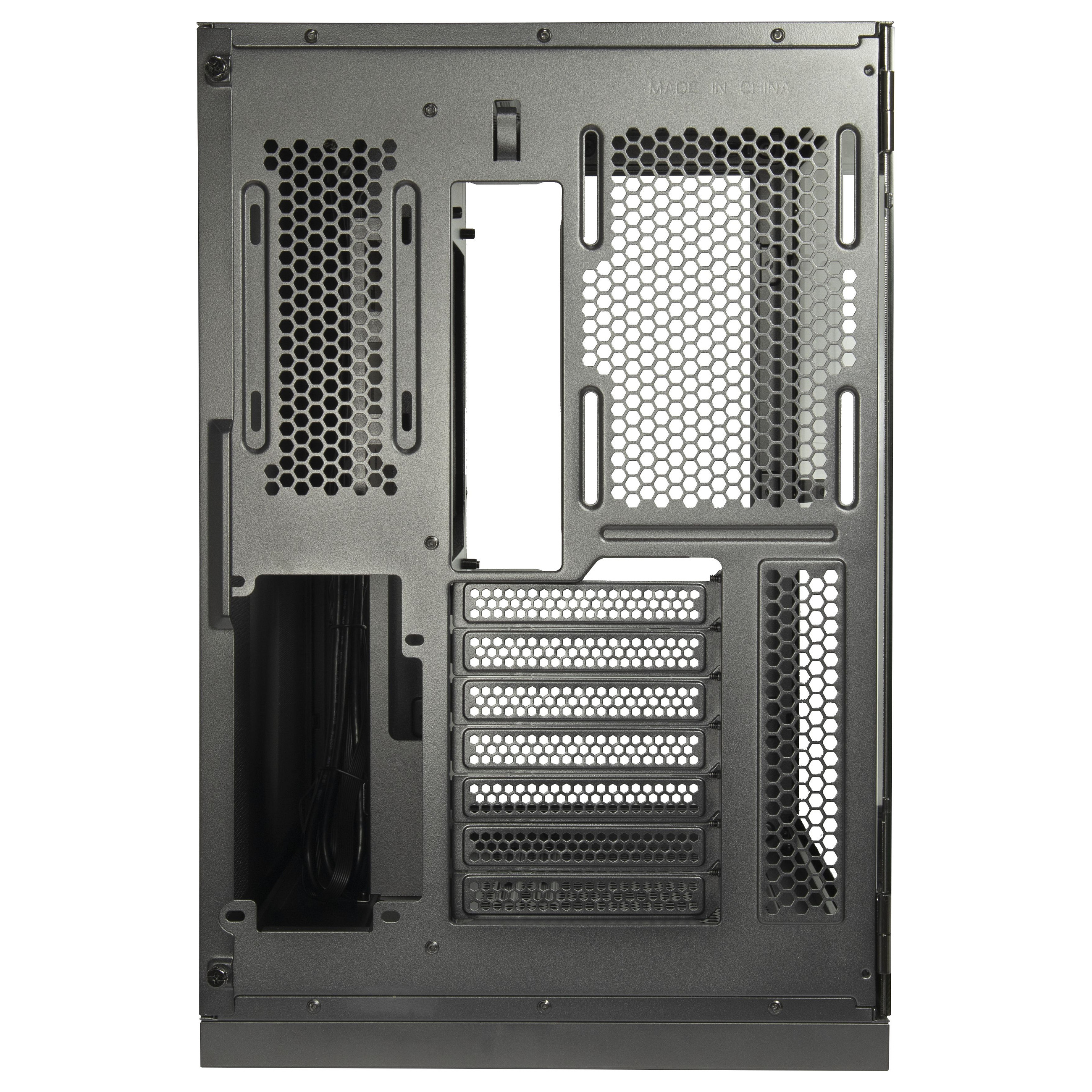 Kasë PC Inter-Tech C-703 Vision / Midi Tower / ATX / 10x 120mm Fan Support / 3x 2.5" + 2x 3.5" Bay / Tempered Glass - Zezë - 7