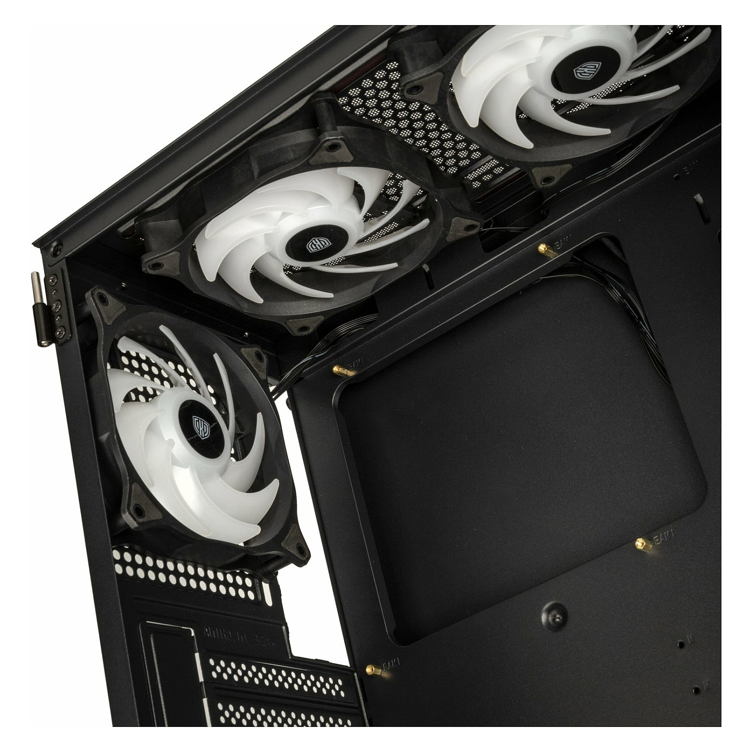 Kasë PC Kolink Observatory HF Glass ARGB / Midi Tower / ATX / 6x ARGB Fan / Tempered Glass - Zezë - 8