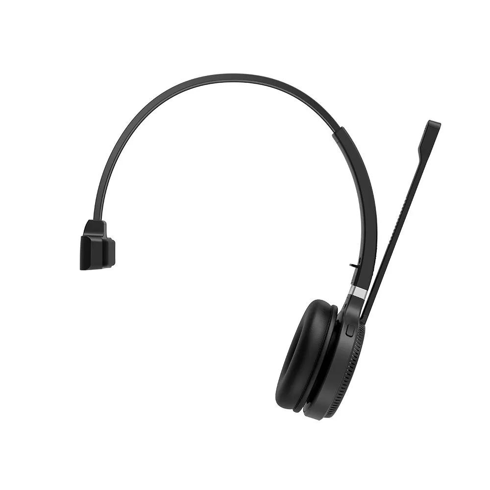 Kufje pa kabllo Yealink WH62 Mono UC, 1308005, DECT, USB, 28mm, deri 13 Orë, me Stativ - Zezë - 2