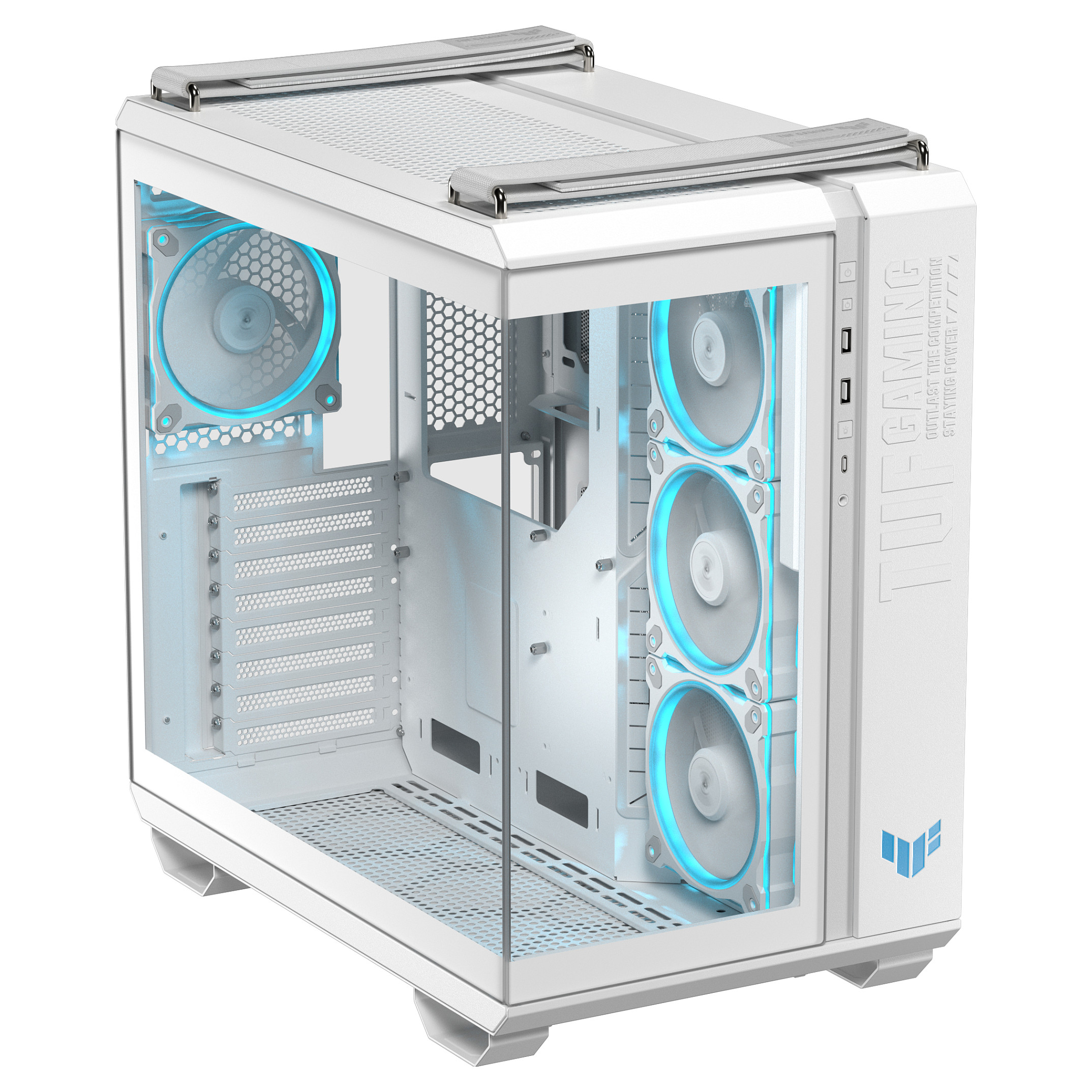 Kasë Asus TUF Gaming GT502 Horizon TG ARGB -Bardhë - 6