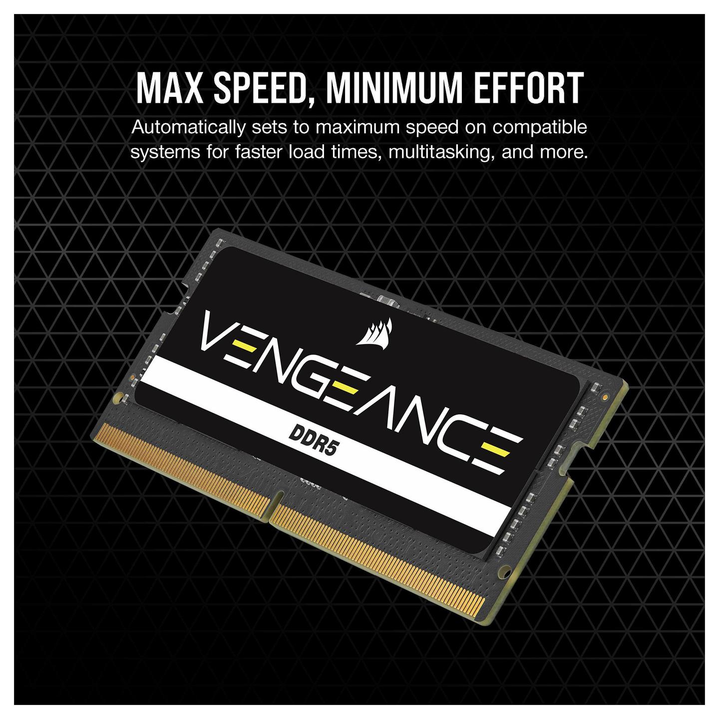 RAM Memorie DDR5 Corsair Vengeance / 64GB (2x32GB) / SO-DIMM / 5600MHz / CL48 / 262-pin / ECC - 7
