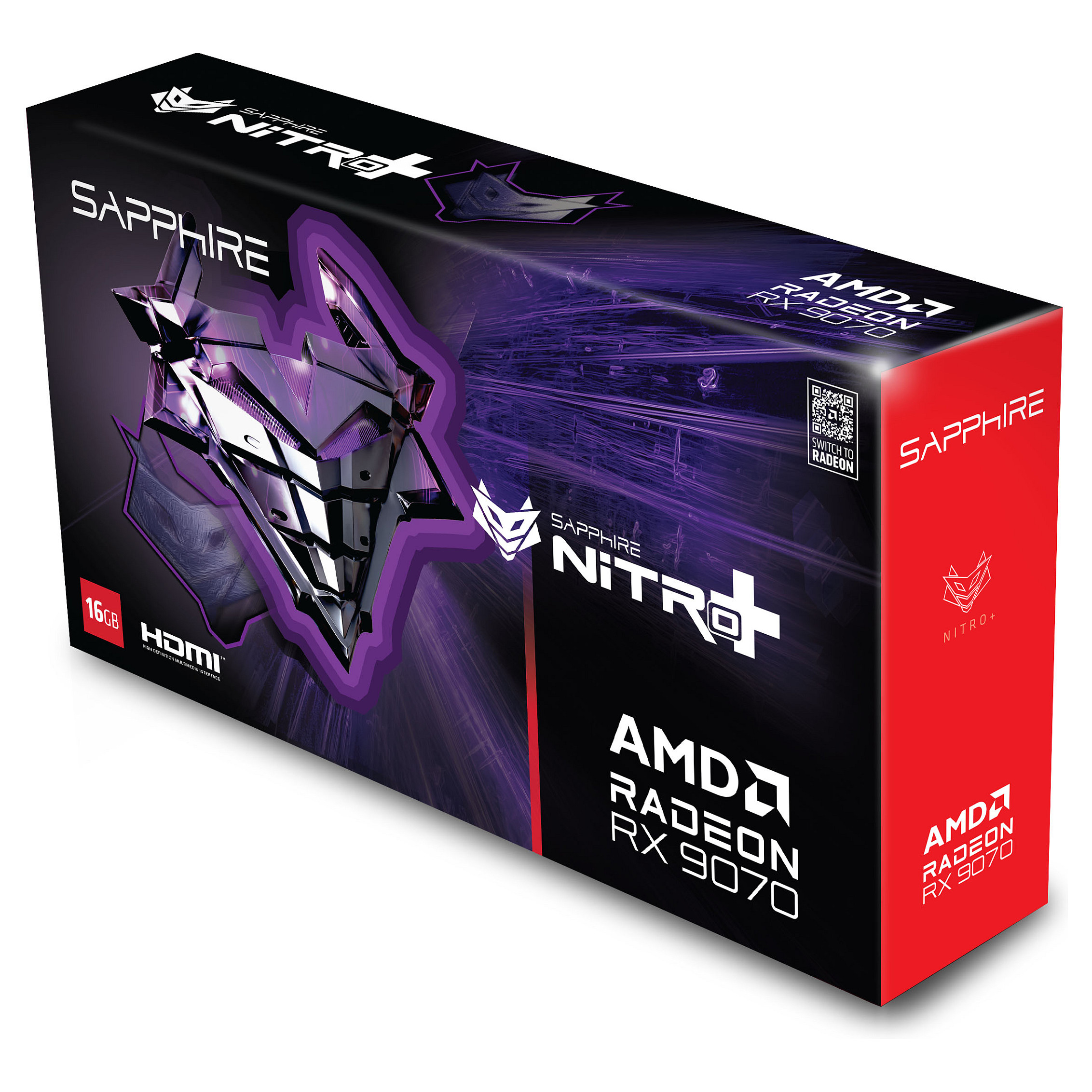 RX 9070 16GB Sapphire Nitro+ Radeon OC GDDR6 3 Fan - 6